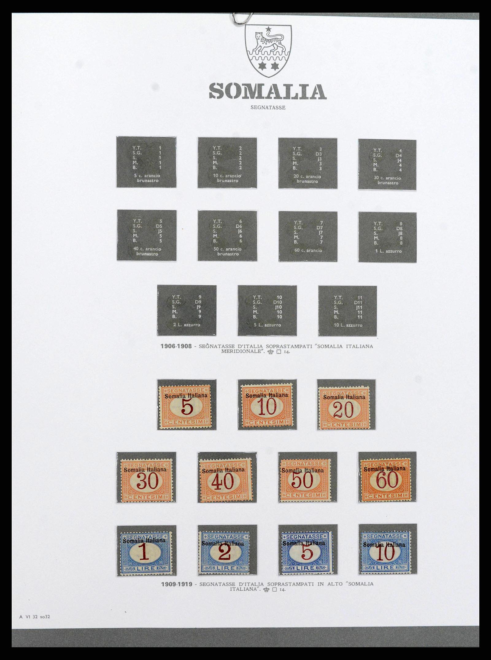 38920 0108 - Postzegelverzameling 38920 Italiaanse Koloniën topverzameling 1903-19