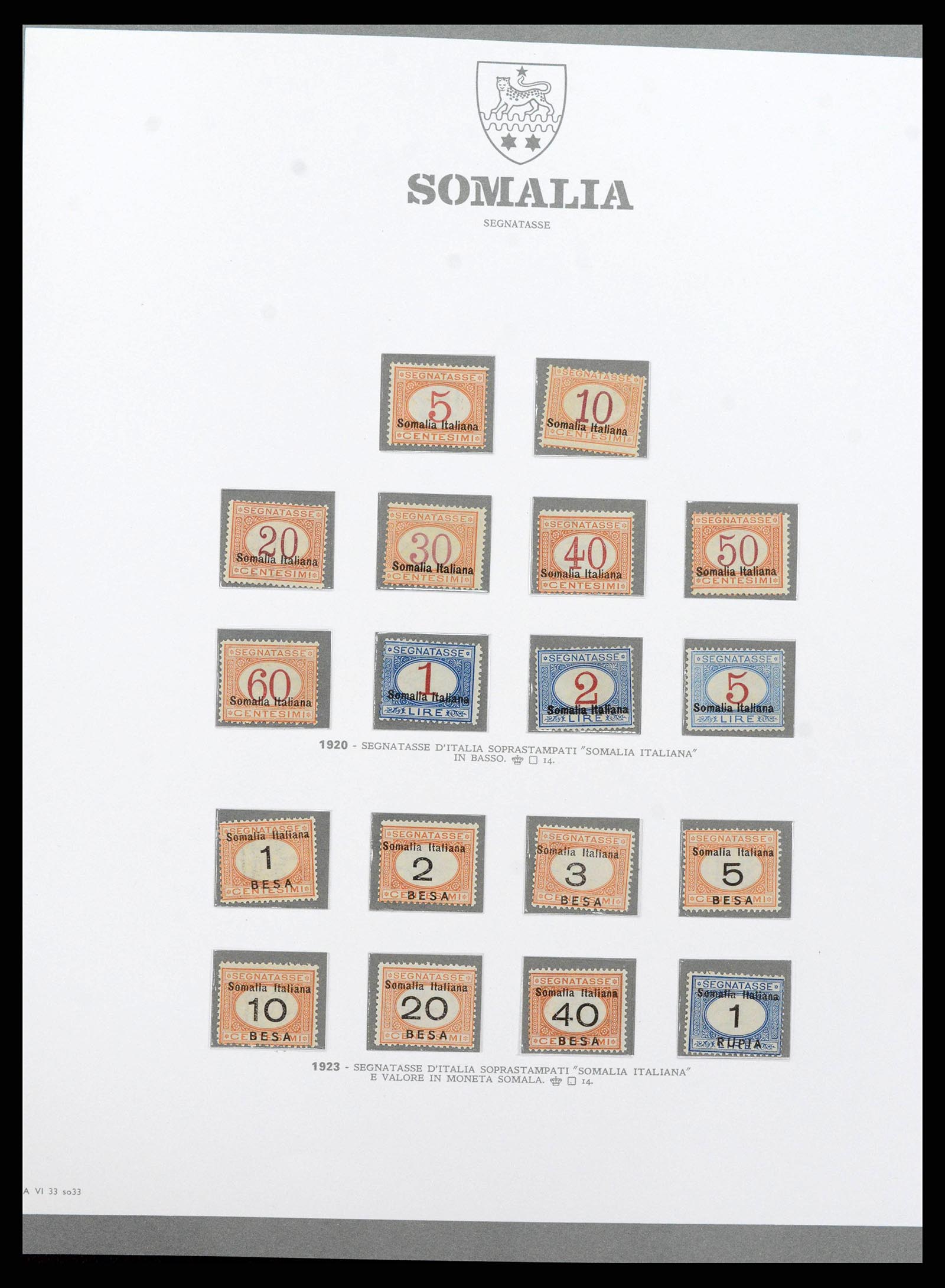 38920 0109 - Postzegelverzameling 38920 Italiaanse Koloniën topverzameling 1903-19