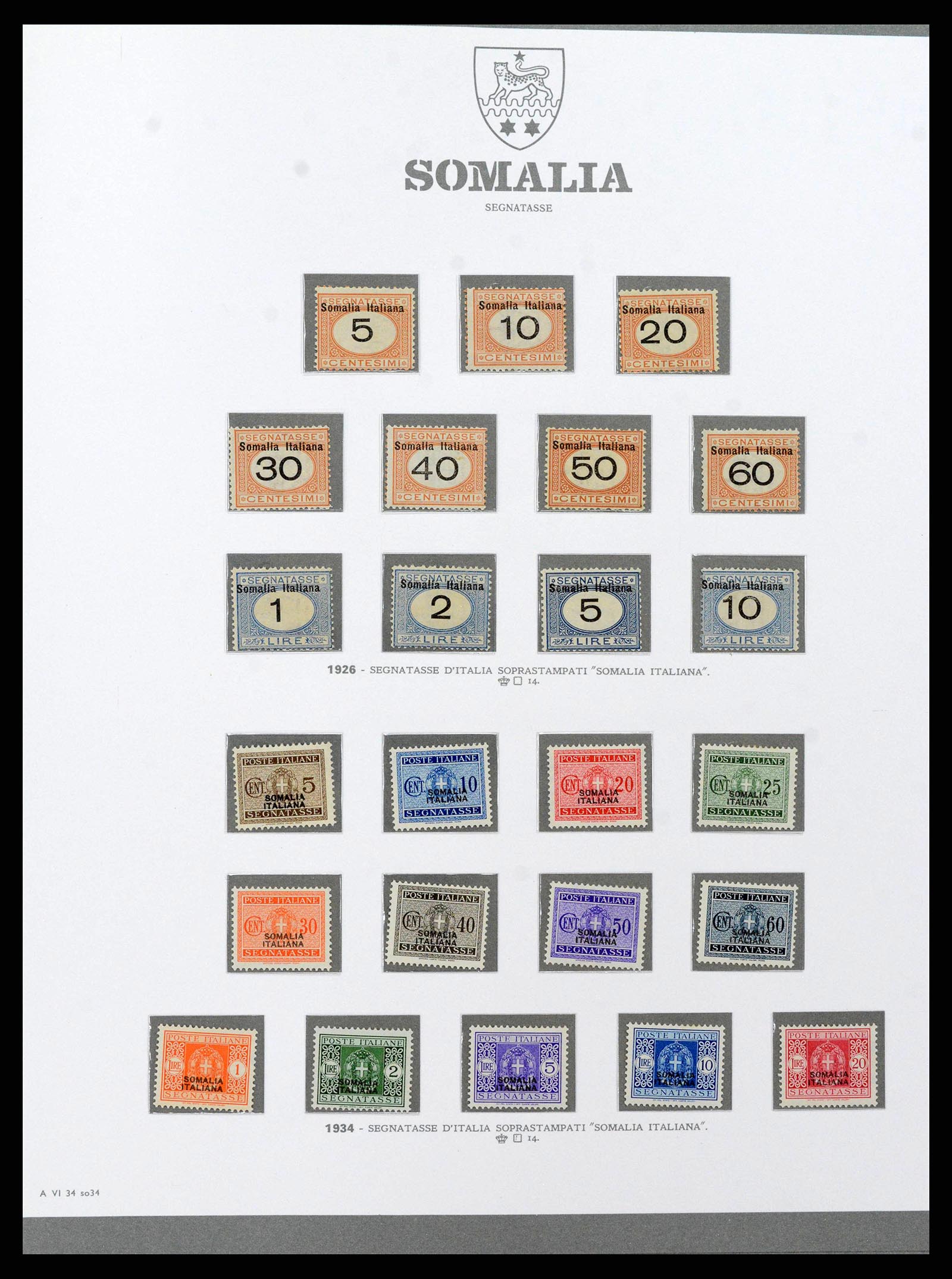 38920 0111 - Postzegelverzameling 38920 Italiaanse Koloniën topverzameling 1903-19