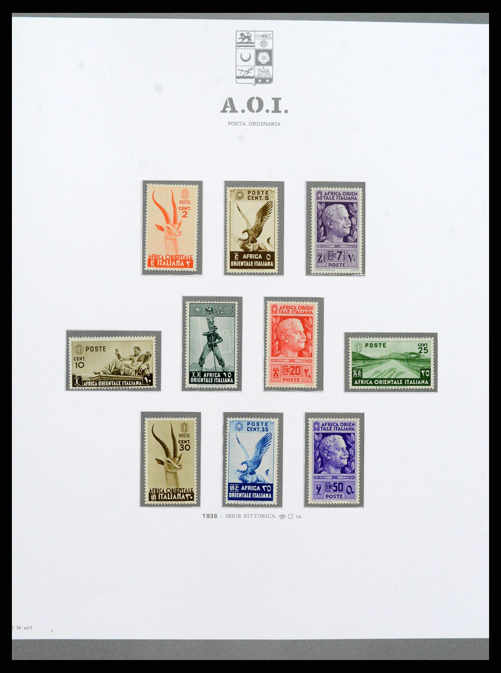 38920 0113 - Postzegelverzameling 38920 Italiaanse Koloniën topverzameling 1903-19
