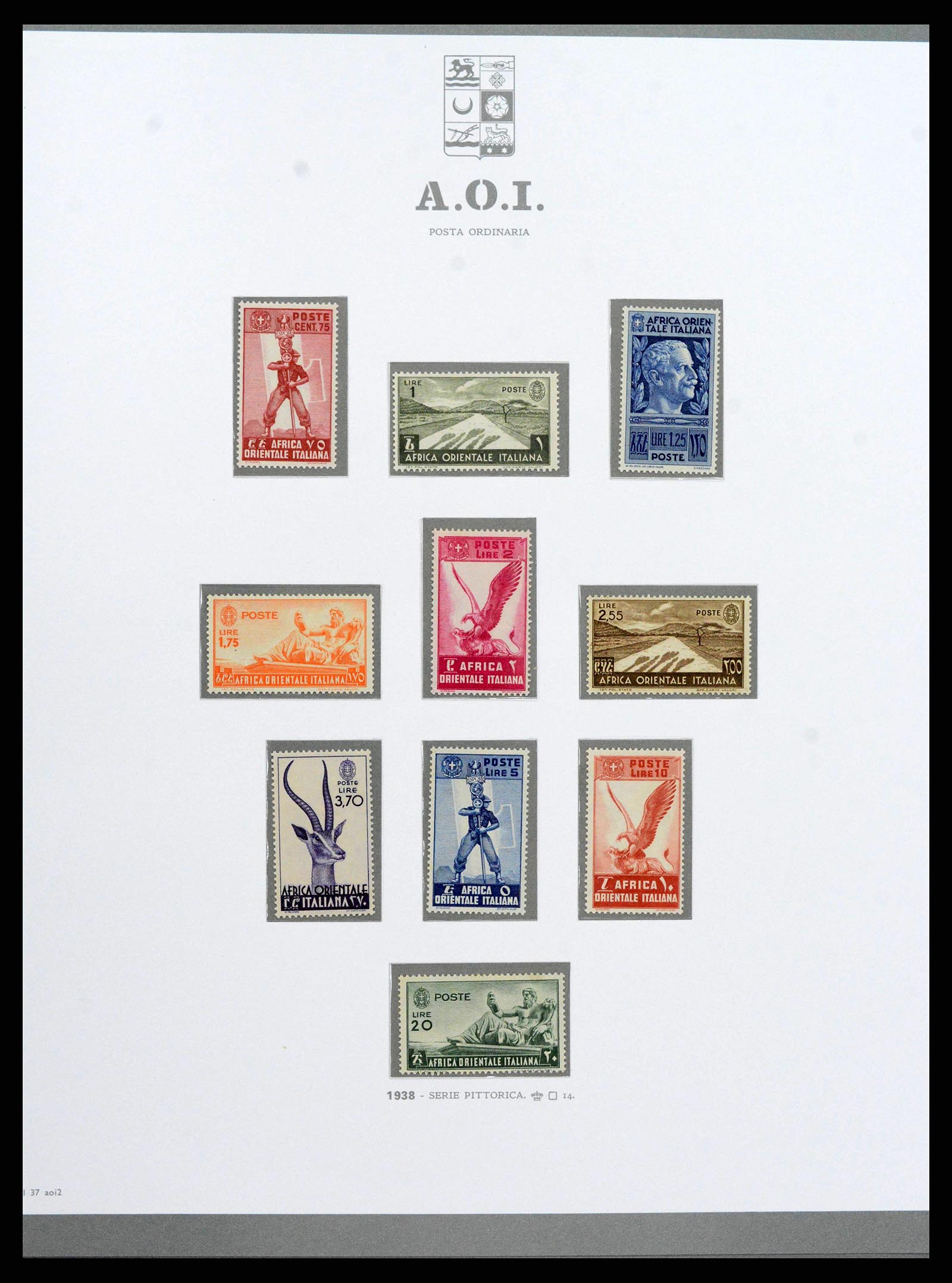 38920 0114 - Postzegelverzameling 38920 Italiaanse Koloniën topverzameling 1903-19
