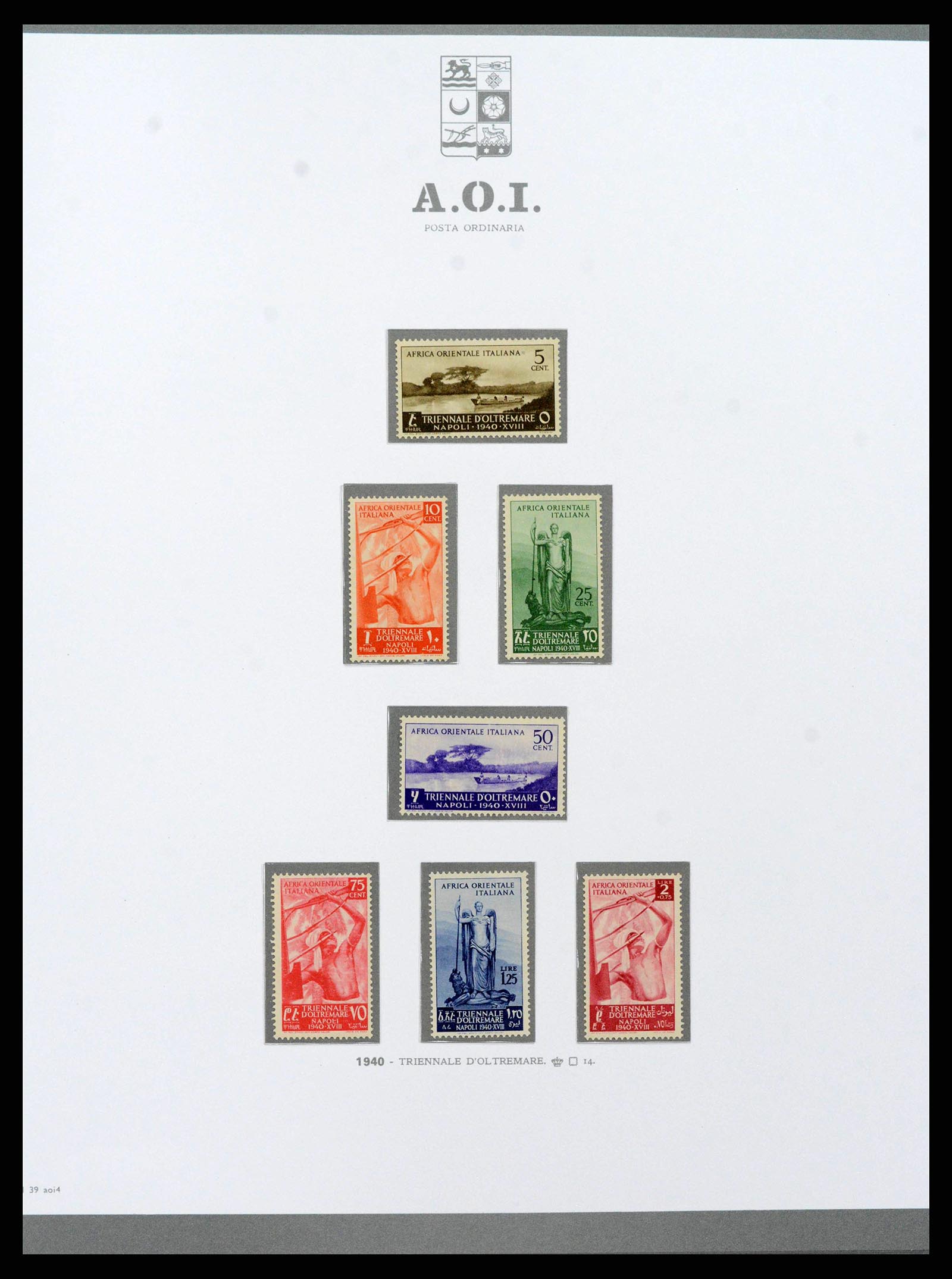38920 0116 - Postzegelverzameling 38920 Italiaanse Koloniën topverzameling 1903-19