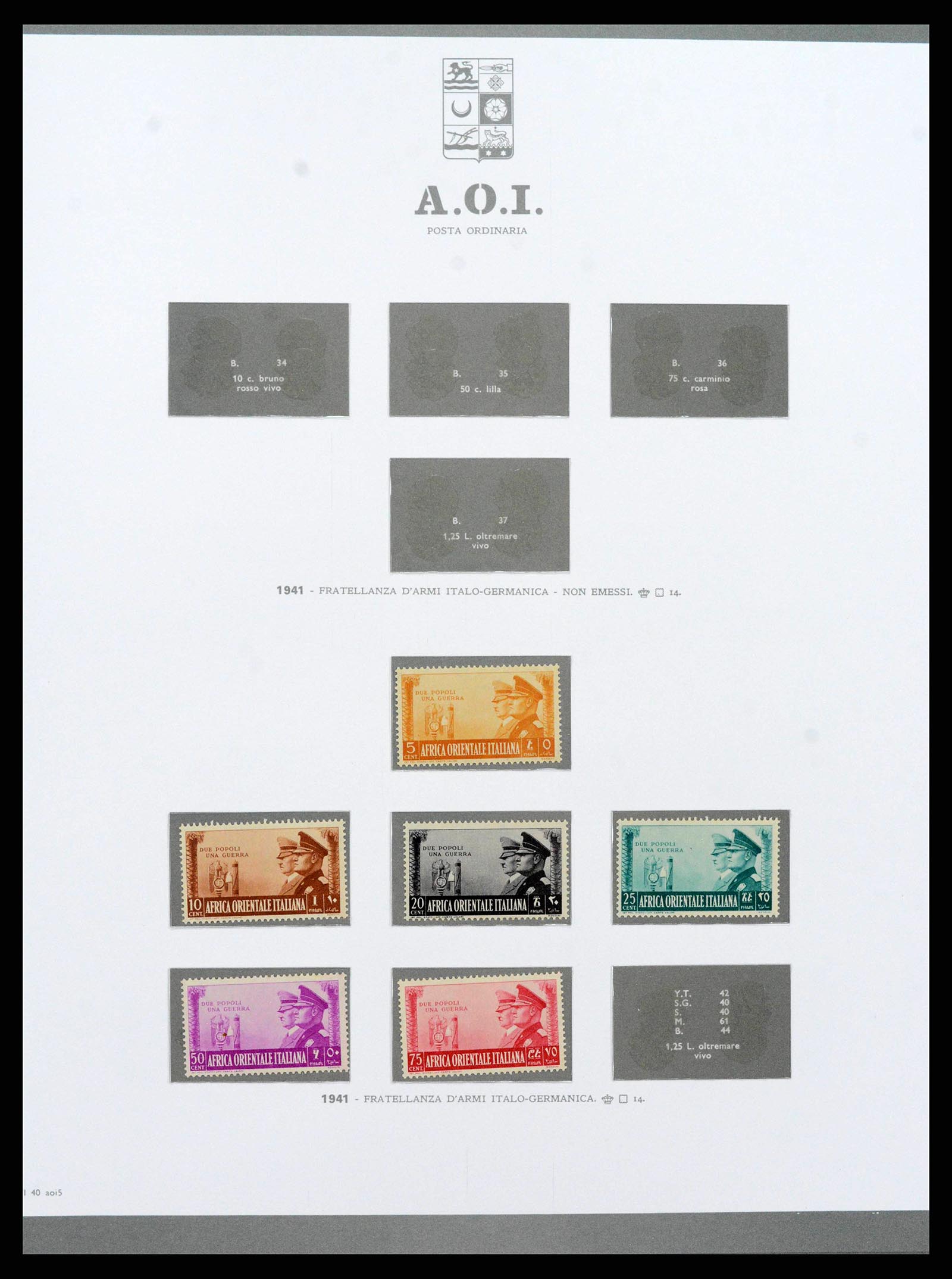 38920 0117 - Postzegelverzameling 38920 Italiaanse Koloniën topverzameling 1903-19