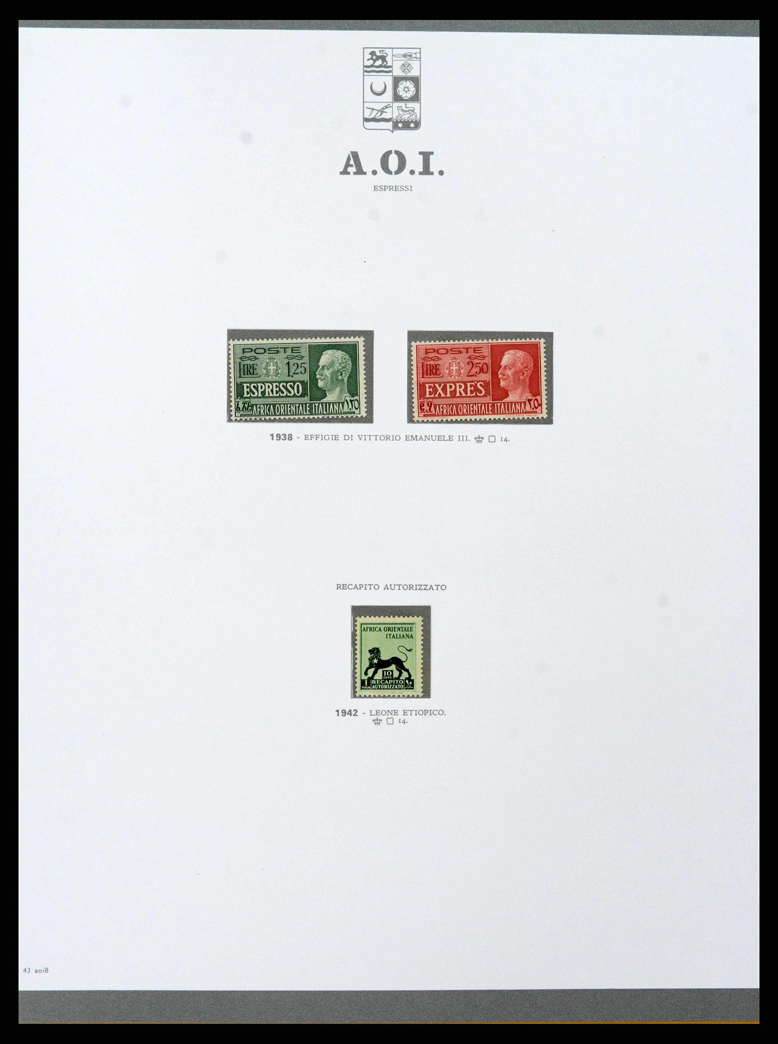 38920 0120 - Postzegelverzameling 38920 Italiaanse Koloniën topverzameling 1903-19