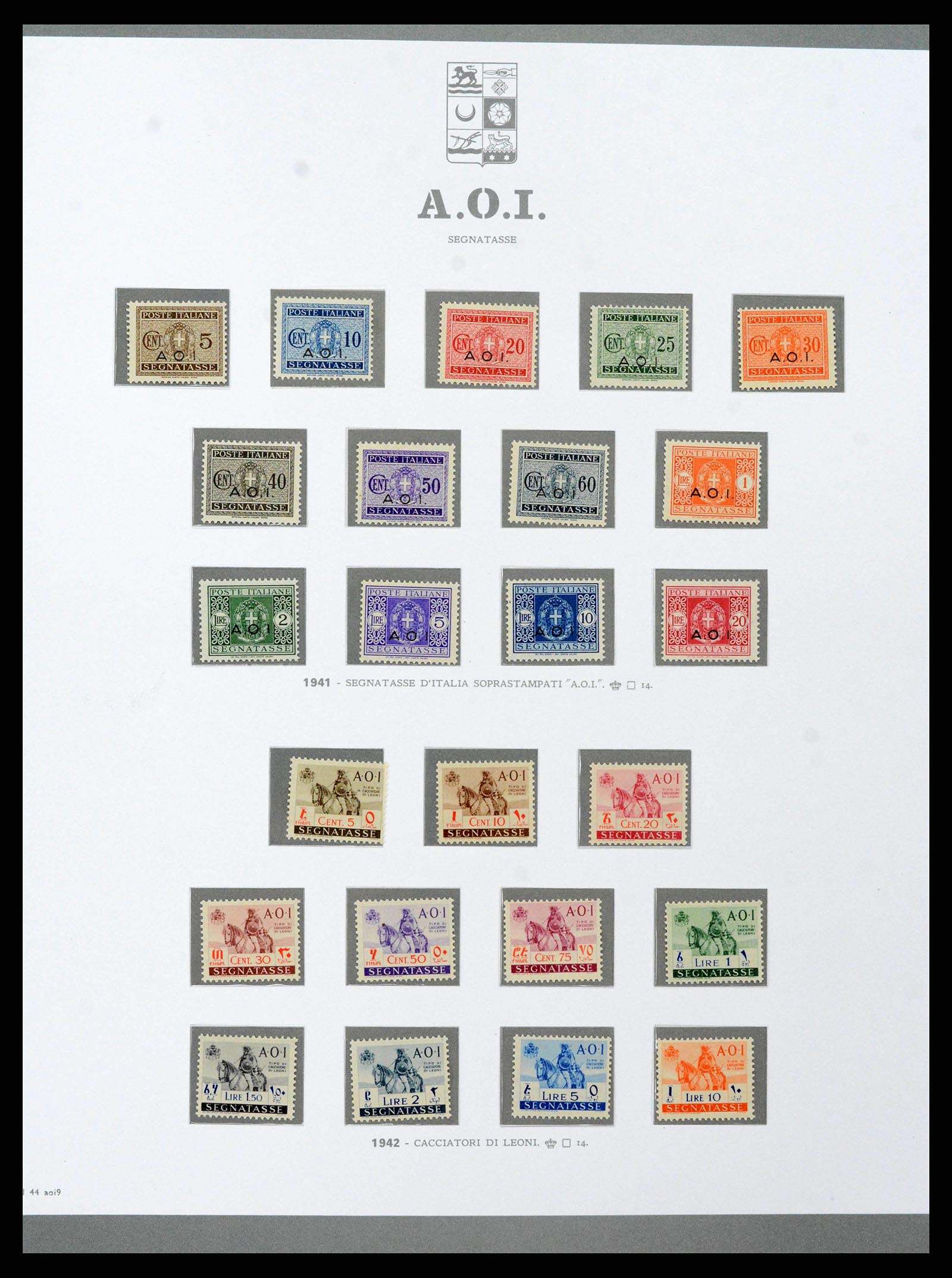 38920 0121 - Postzegelverzameling 38920 Italiaanse Koloniën topverzameling 1903-19