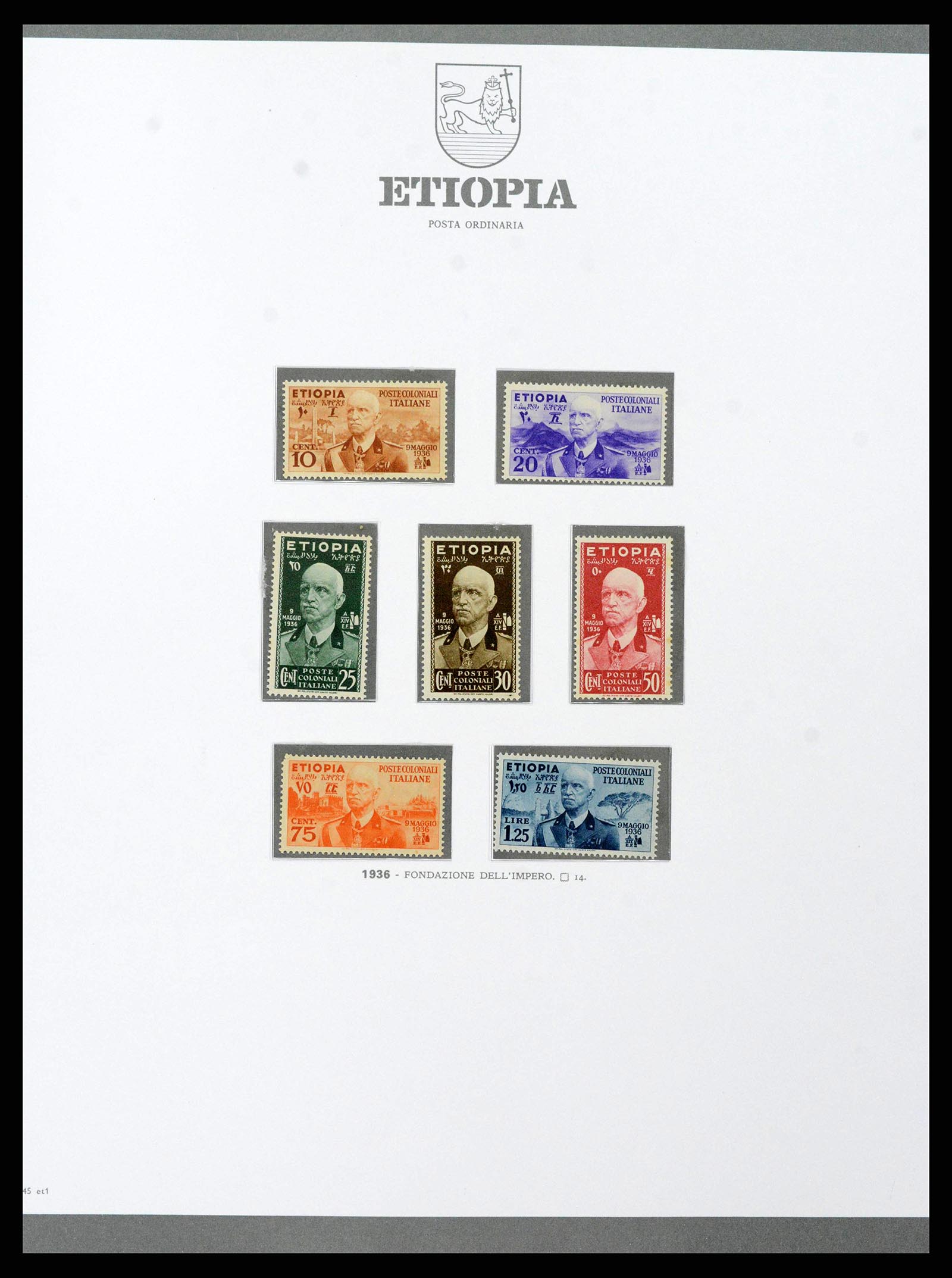38920 0122 - Postzegelverzameling 38920 Italiaanse Koloniën topverzameling 1903-19