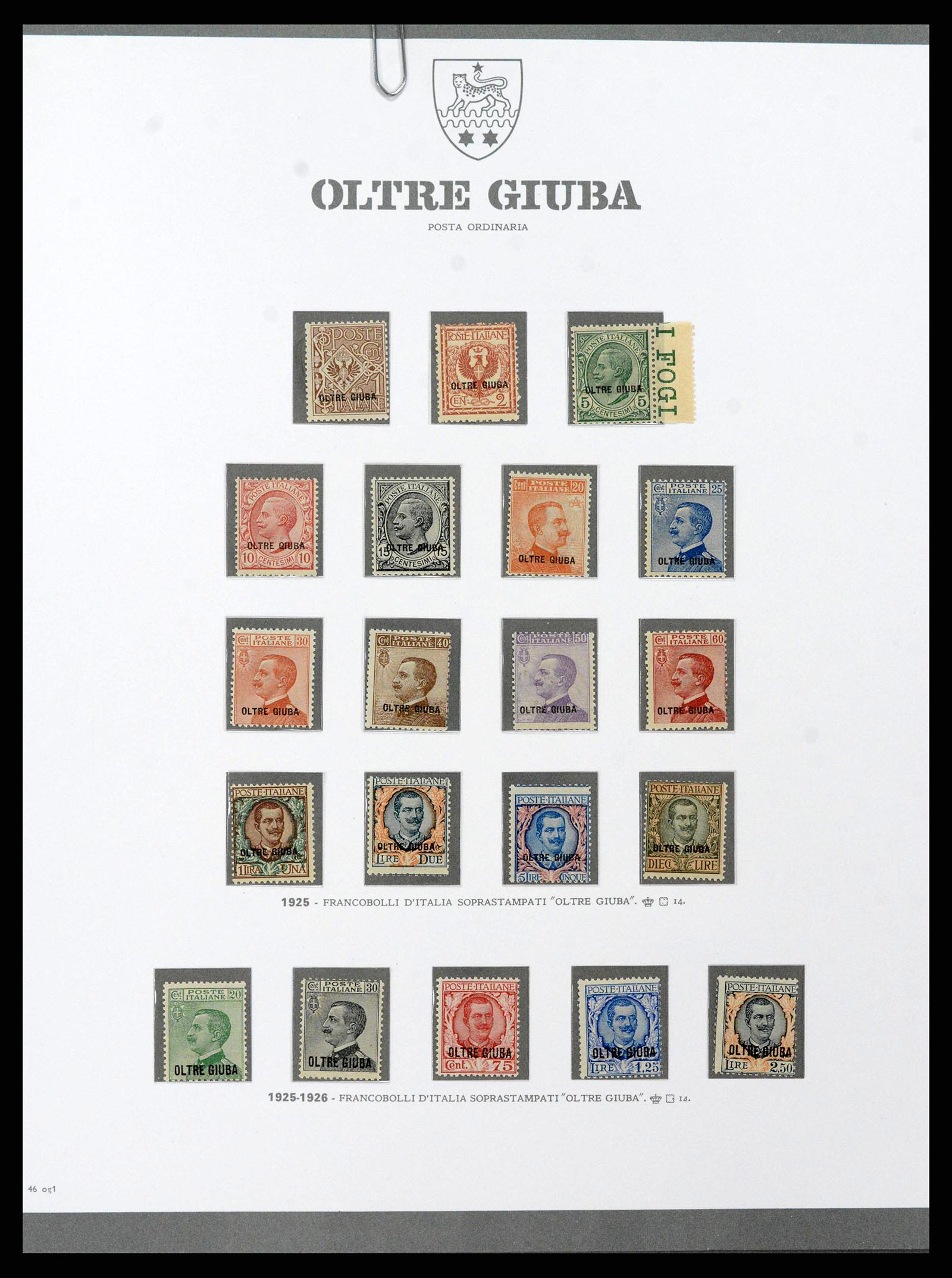38920 0123 - Postzegelverzameling 38920 Italiaanse Koloniën topverzameling 1903-19