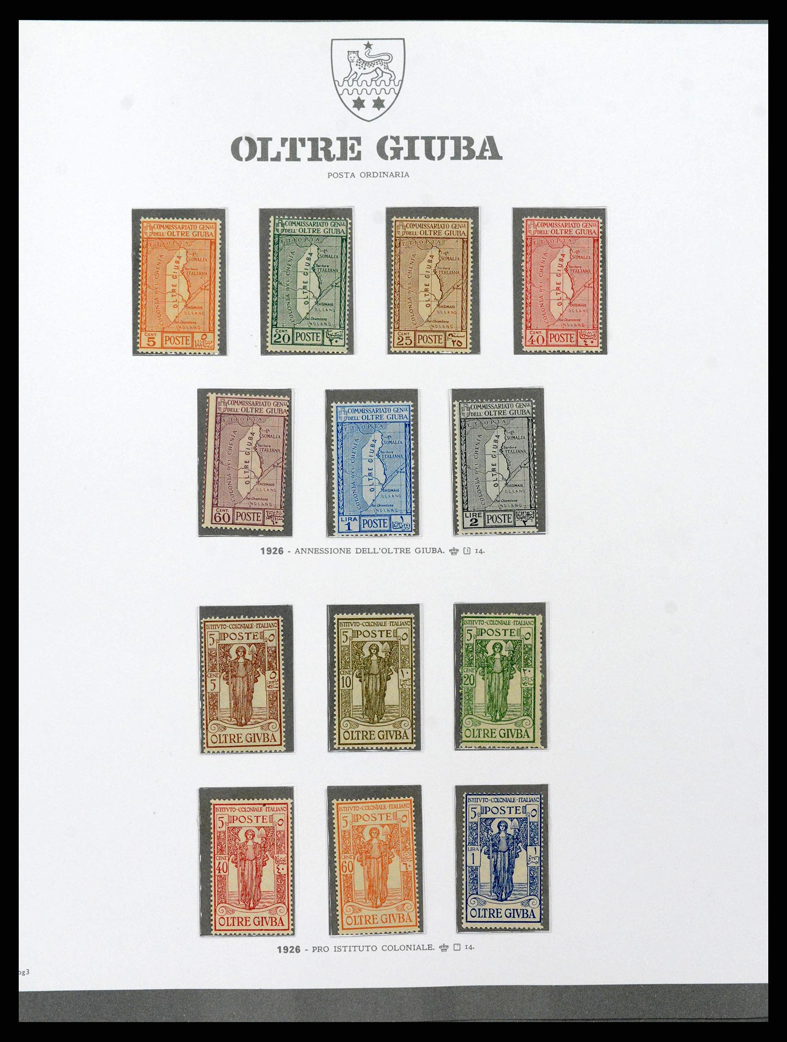 38920 0126 - Postzegelverzameling 38920 Italiaanse Koloniën topverzameling 1903-19