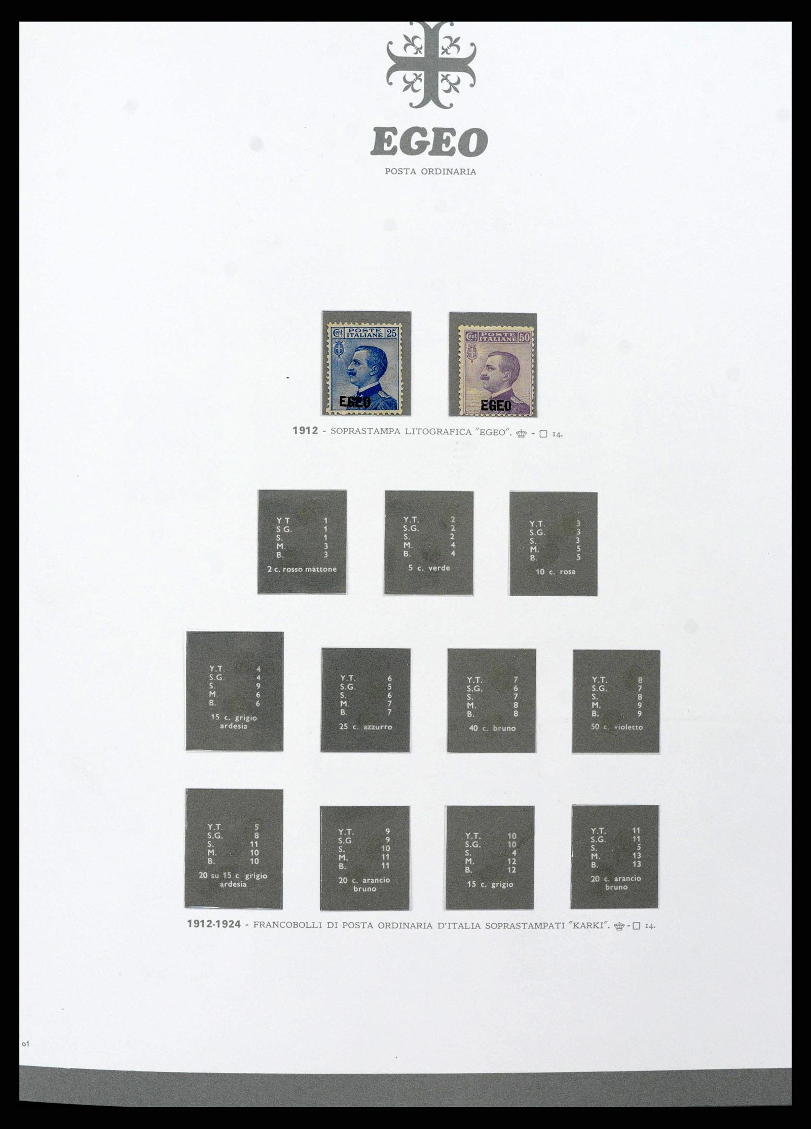 38920 0129 - Postzegelverzameling 38920 Italiaanse Koloniën topverzameling 1903-19