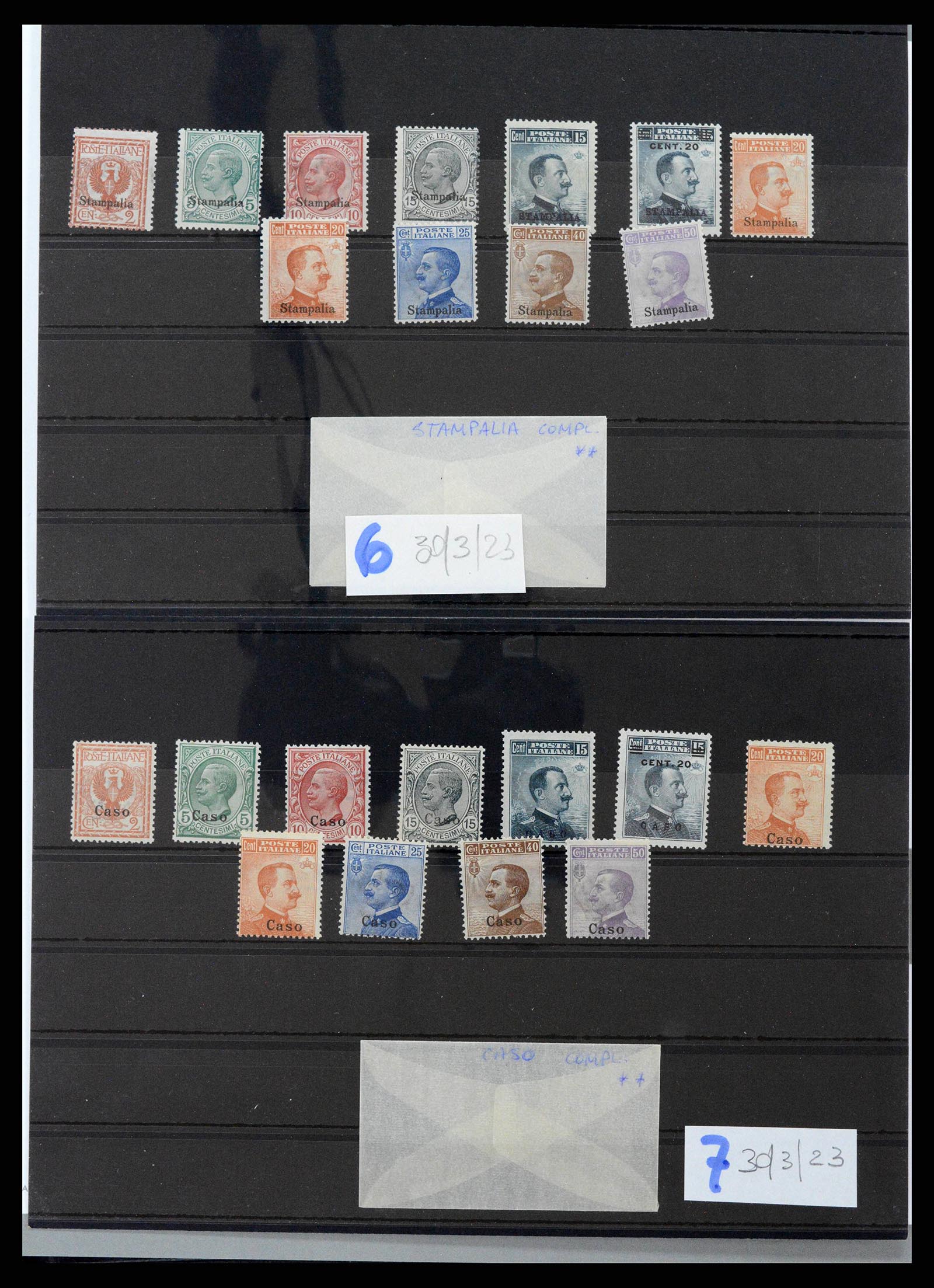 38920 0130 - Postzegelverzameling 38920 Italiaanse Koloniën topverzameling 1903-19