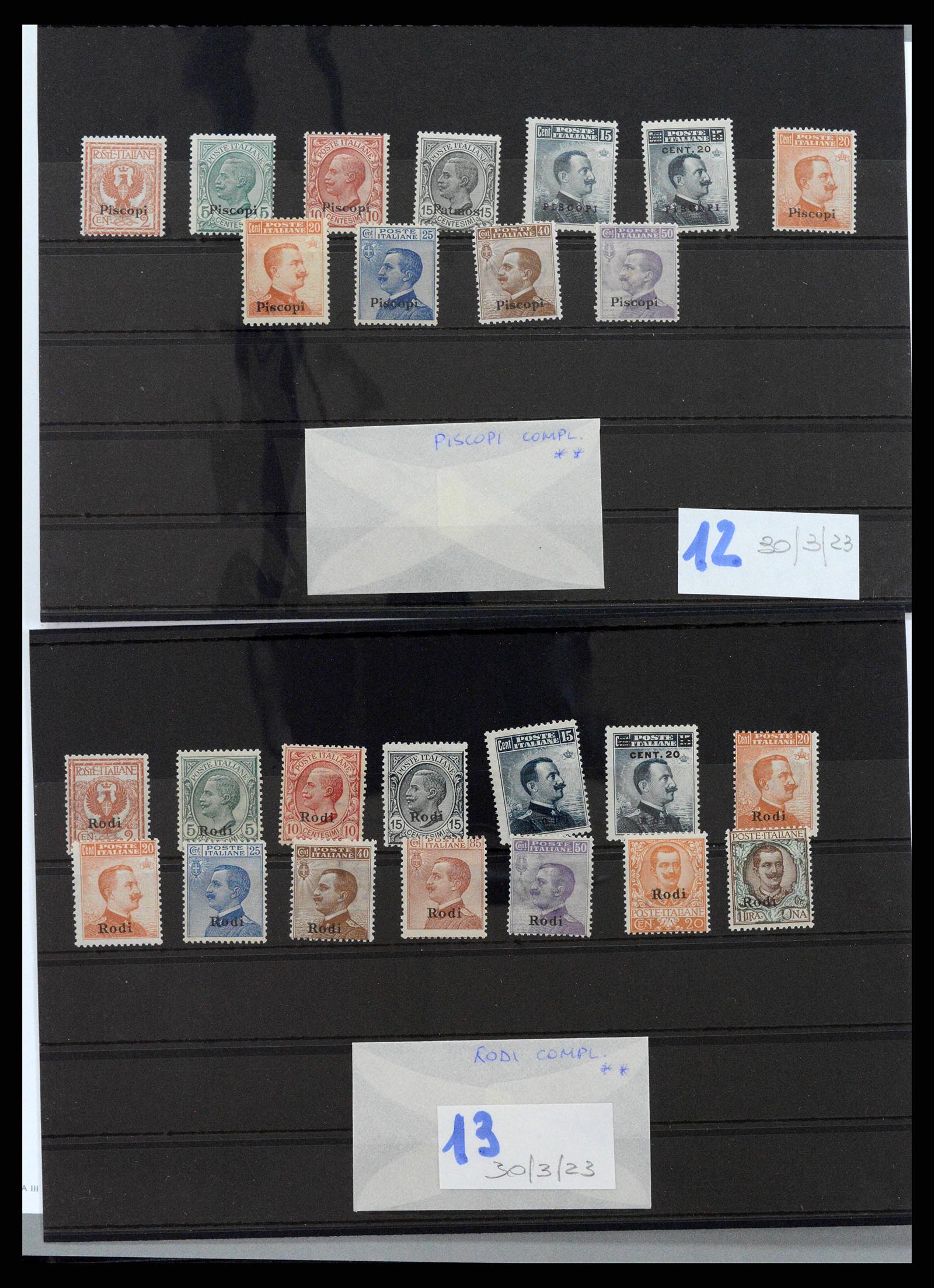 38920 0133 - Postzegelverzameling 38920 Italiaanse Koloniën topverzameling 1903-19
