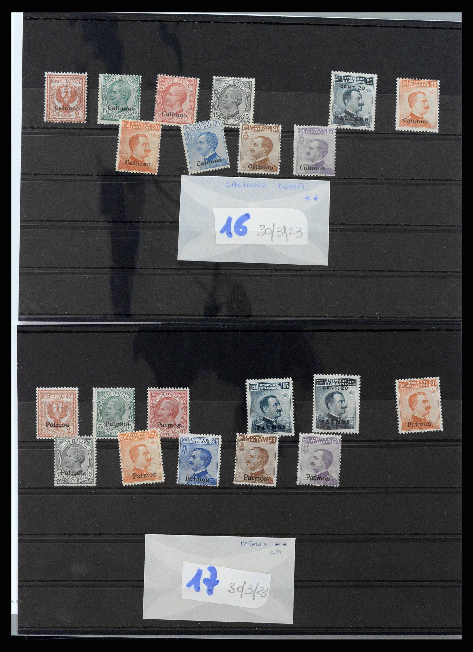 38920 0135 - Postzegelverzameling 38920 Italiaanse Koloniën topverzameling 1903-19