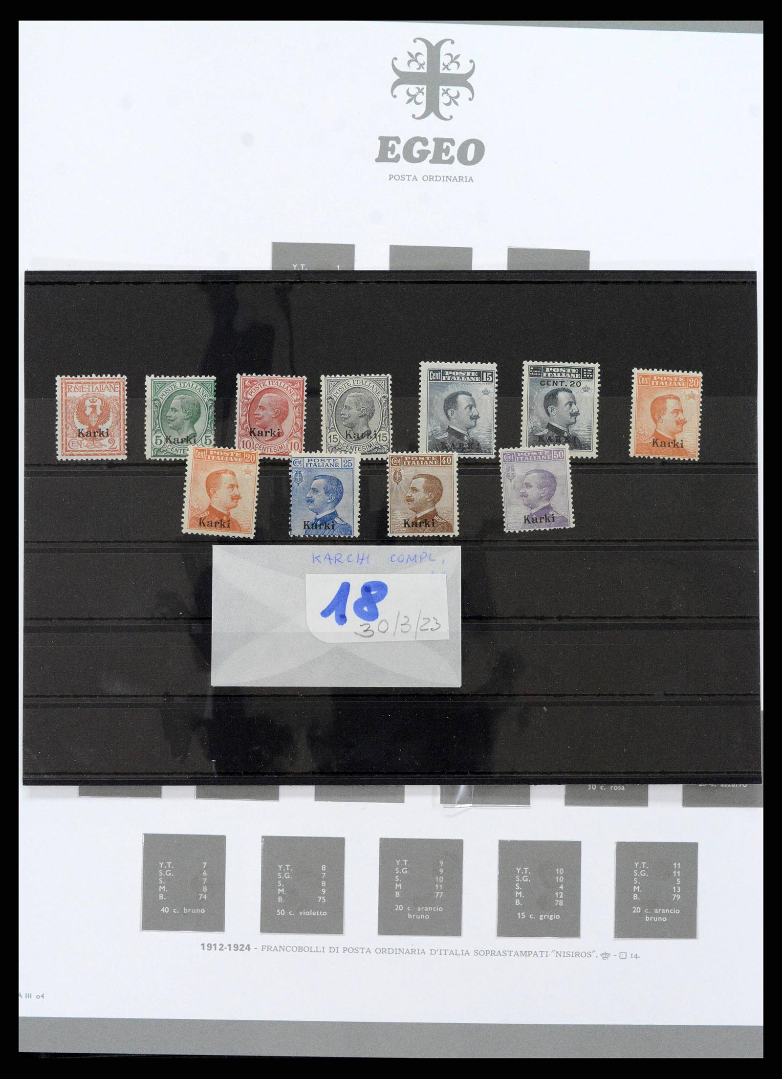 38920 0136 - Postzegelverzameling 38920 Italiaanse Koloniën topverzameling 1903-19