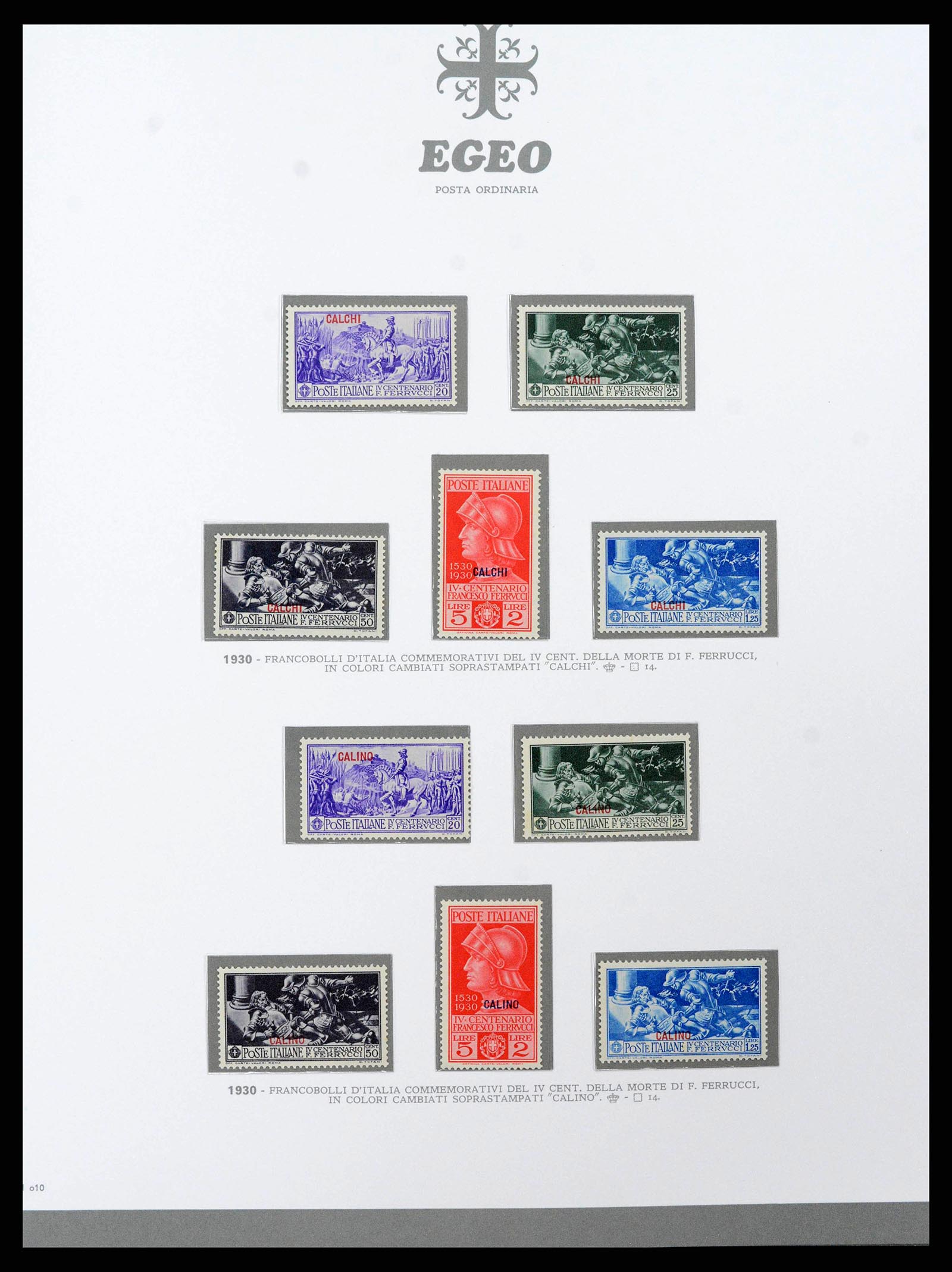 38920 0140 - Postzegelverzameling 38920 Italiaanse Koloniën topverzameling 1903-19
