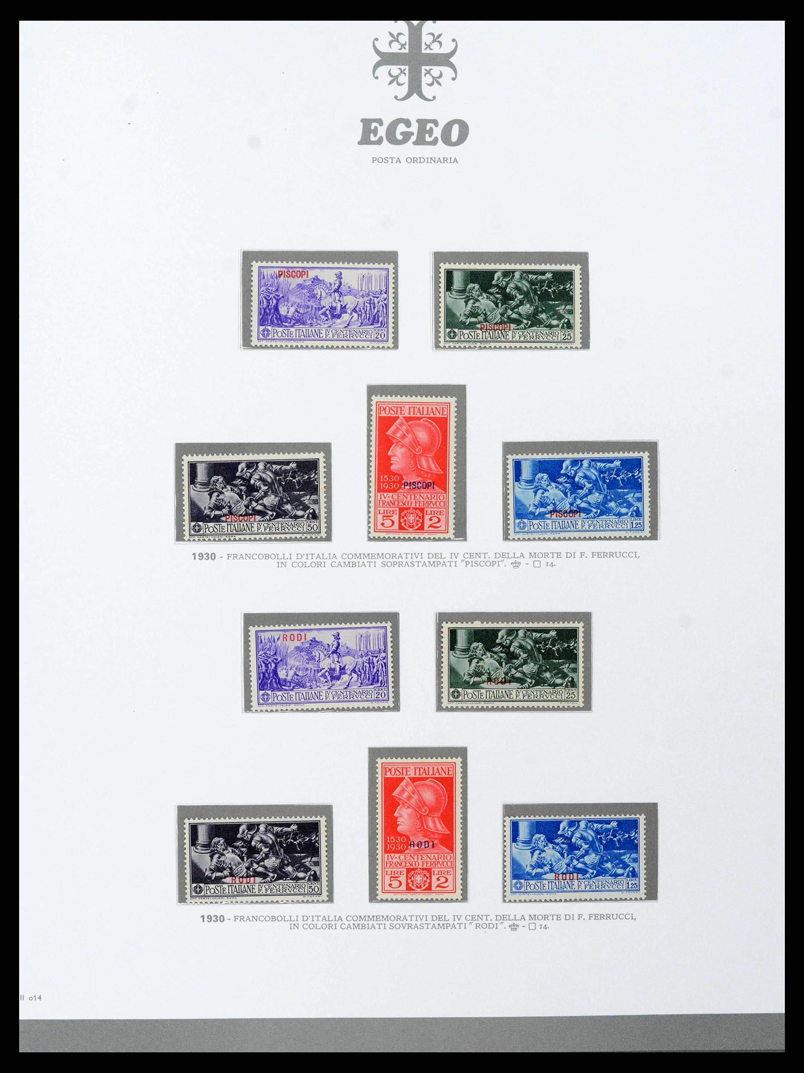 38920 0144 - Postzegelverzameling 38920 Italiaanse Koloniën topverzameling 1903-19