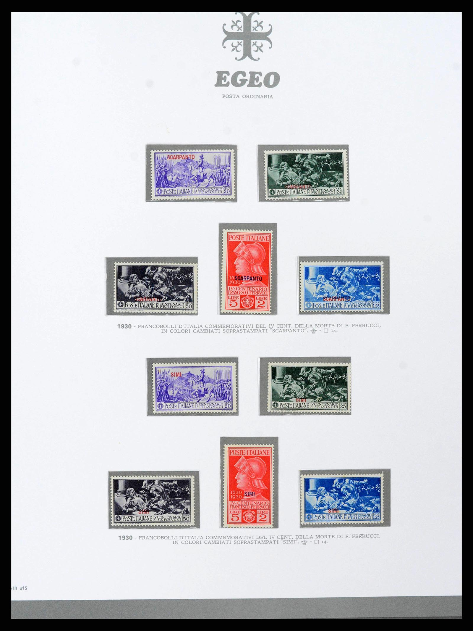 38920 0145 - Postzegelverzameling 38920 Italiaanse Koloniën topverzameling 1903-19
