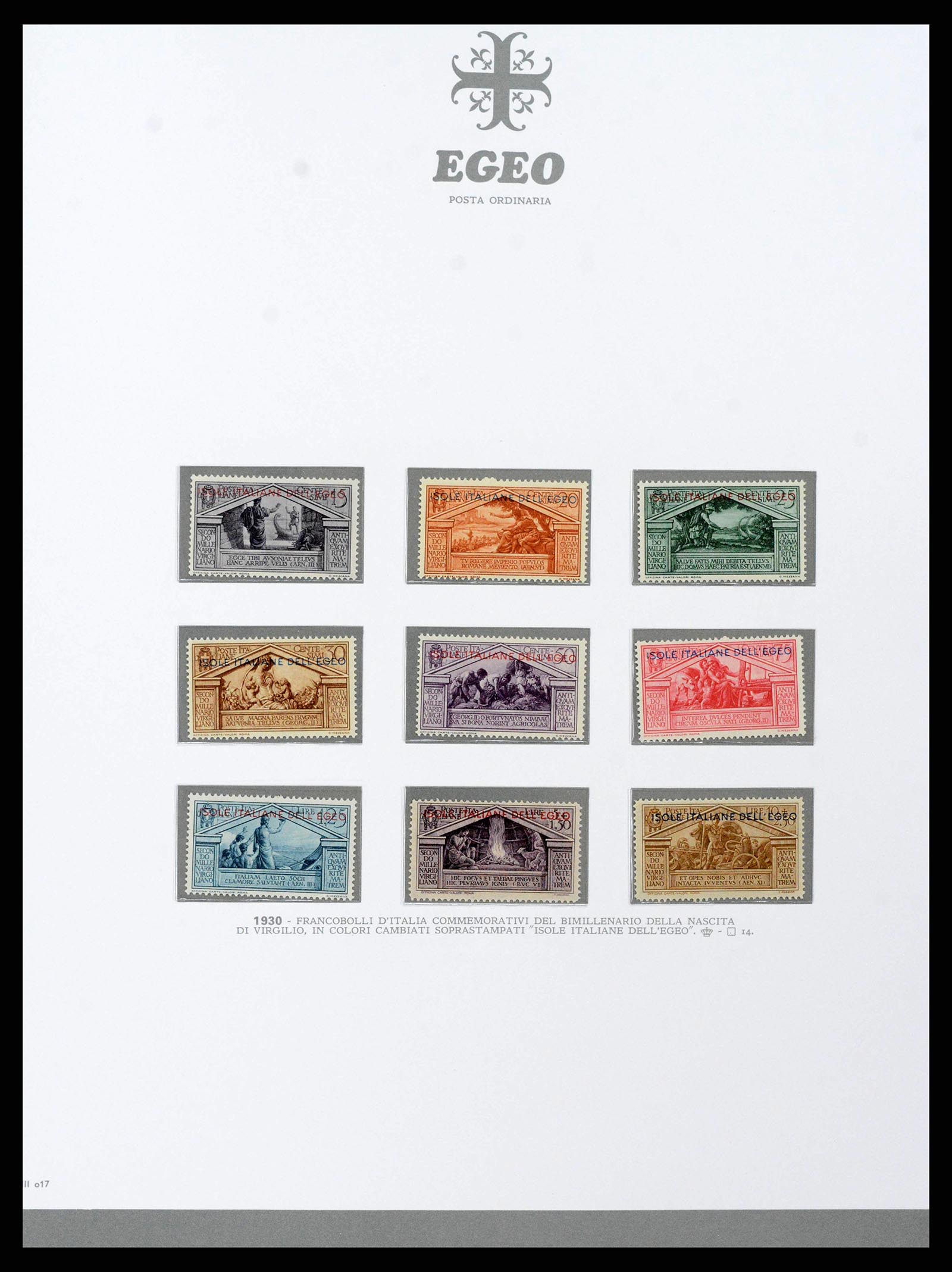 38920 0147 - Postzegelverzameling 38920 Italiaanse Koloniën topverzameling 1903-19