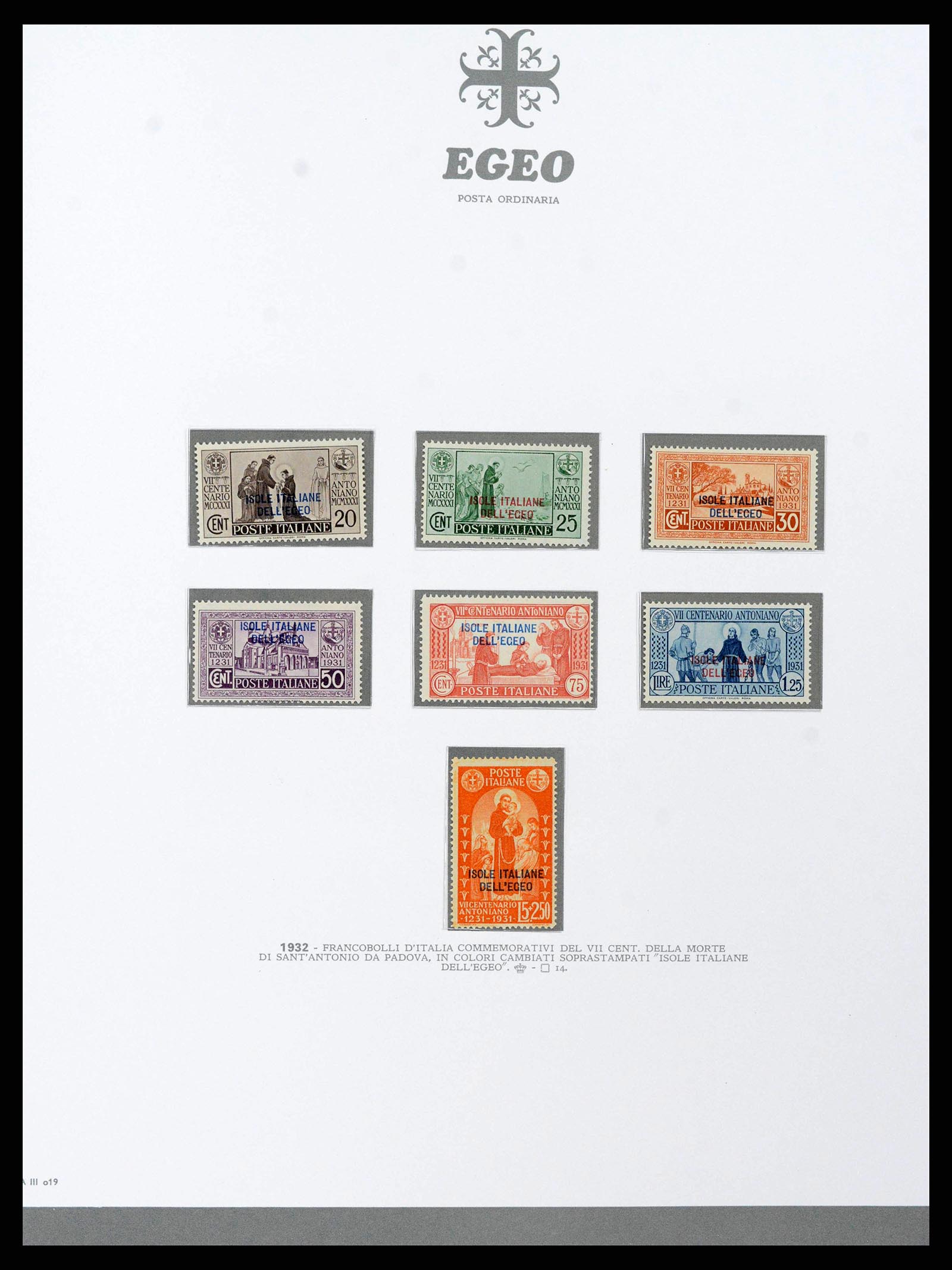 38920 0149 - Postzegelverzameling 38920 Italiaanse Koloniën topverzameling 1903-19