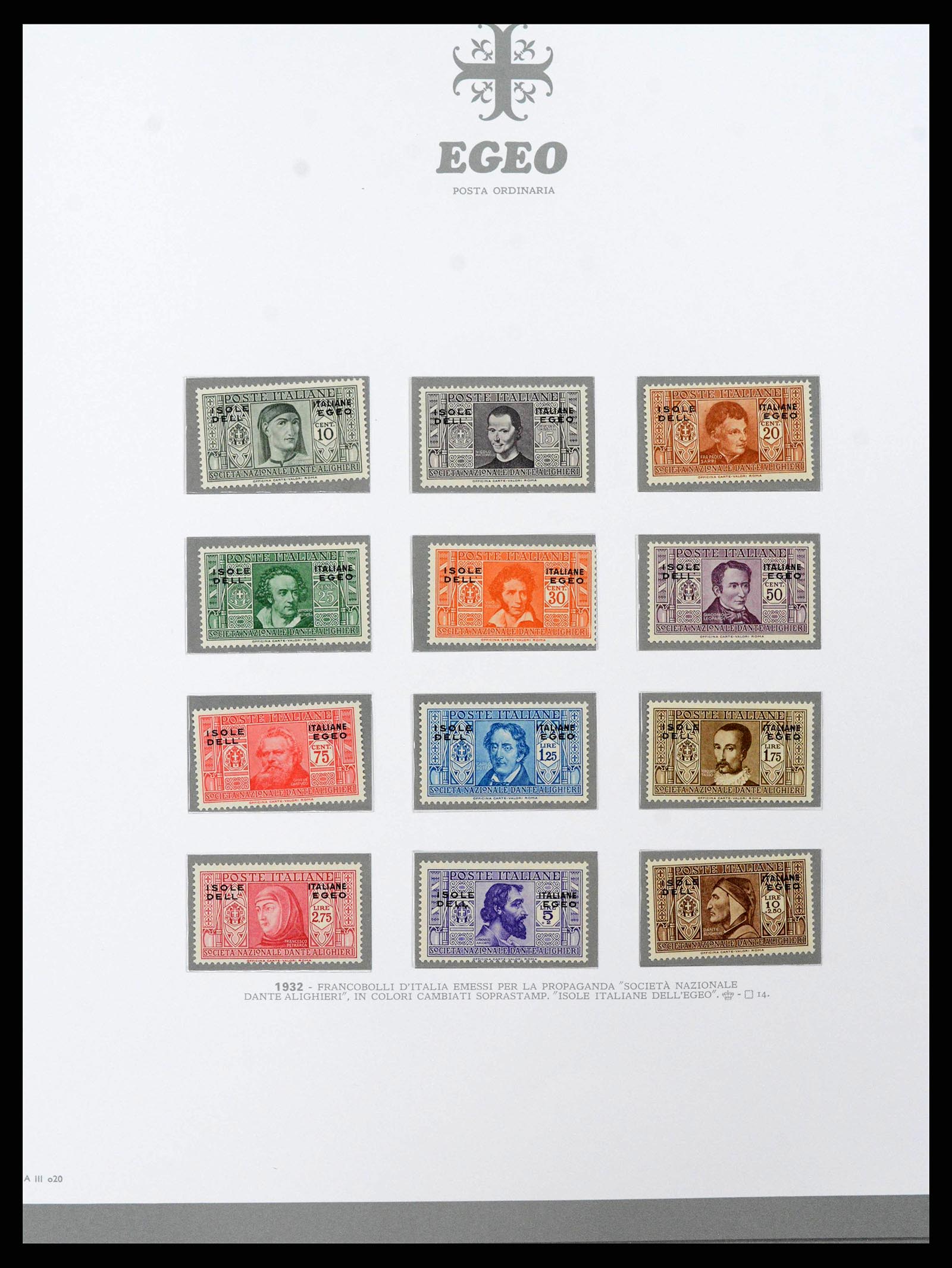 38920 0150 - Postzegelverzameling 38920 Italiaanse Koloniën topverzameling 1903-19