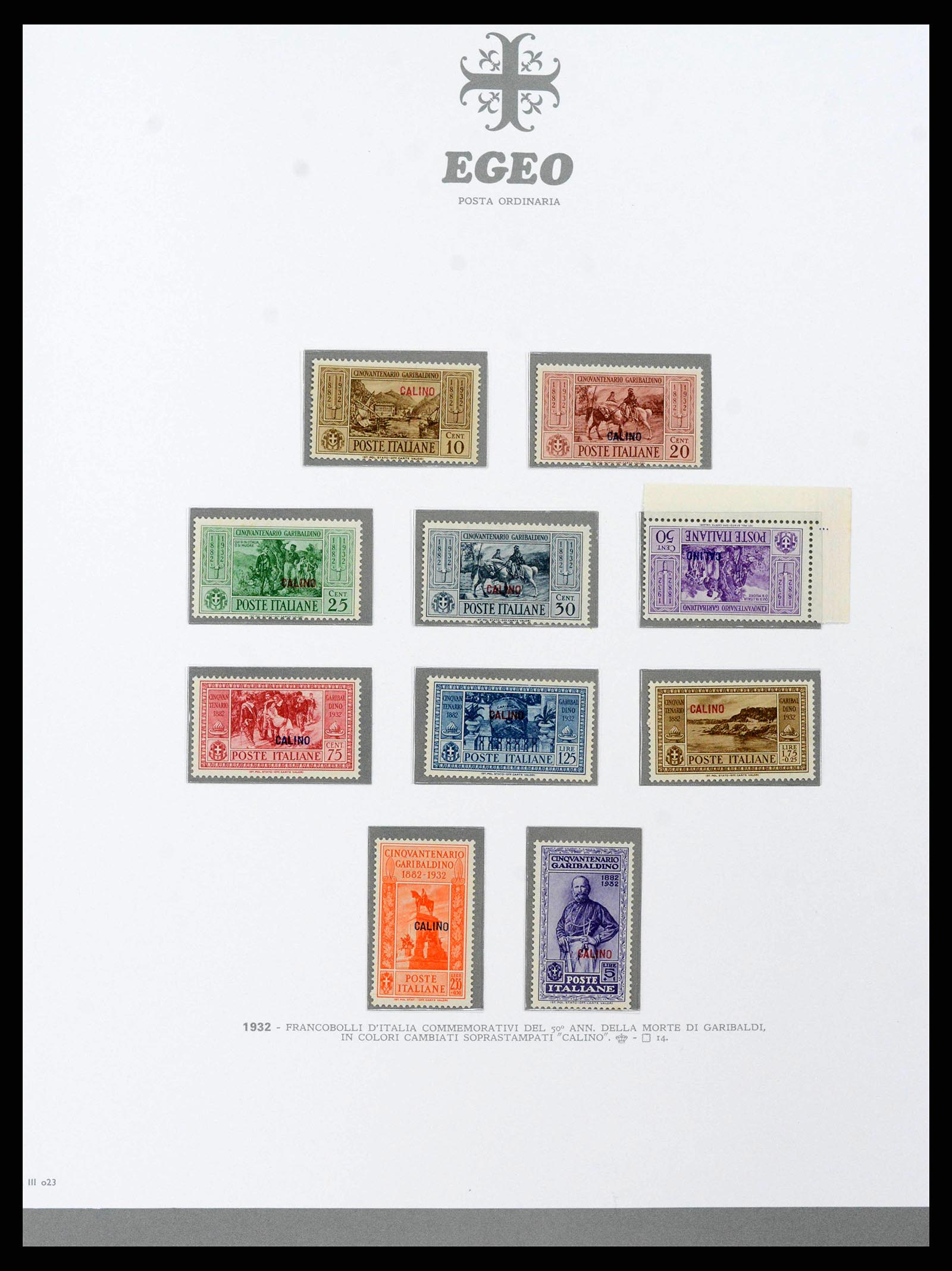 38920 0153 - Postzegelverzameling 38920 Italiaanse Koloniën topverzameling 1903-19