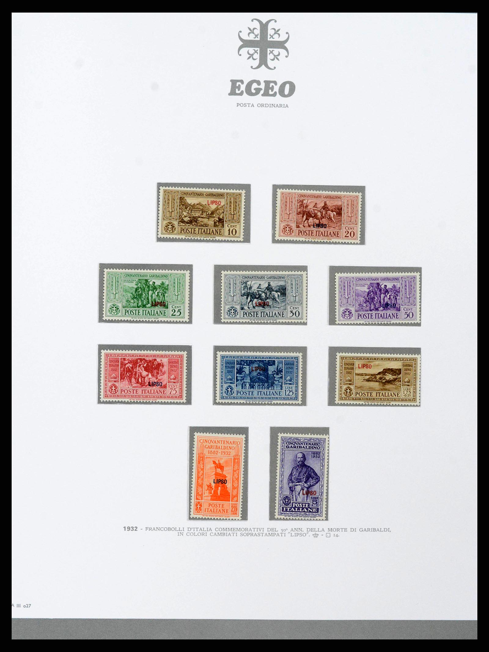 38920 0157 - Postzegelverzameling 38920 Italiaanse Koloniën topverzameling 1903-19