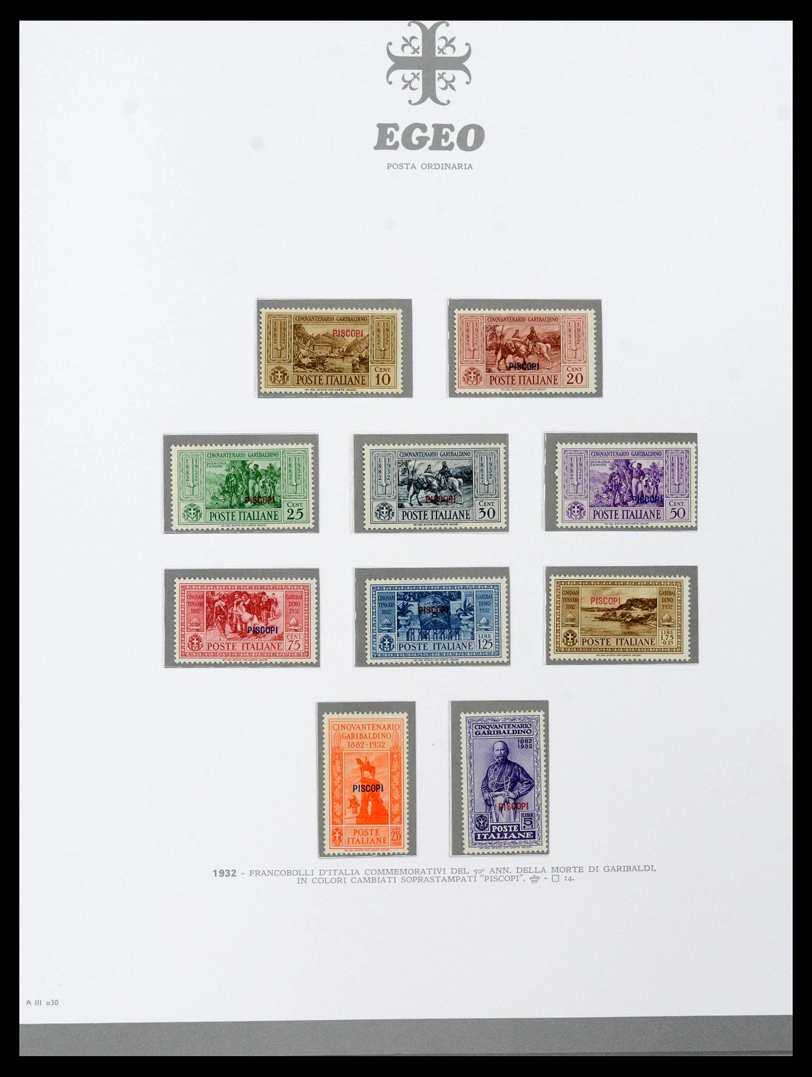 38920 0160 - Postzegelverzameling 38920 Italiaanse Koloniën topverzameling 1903-19