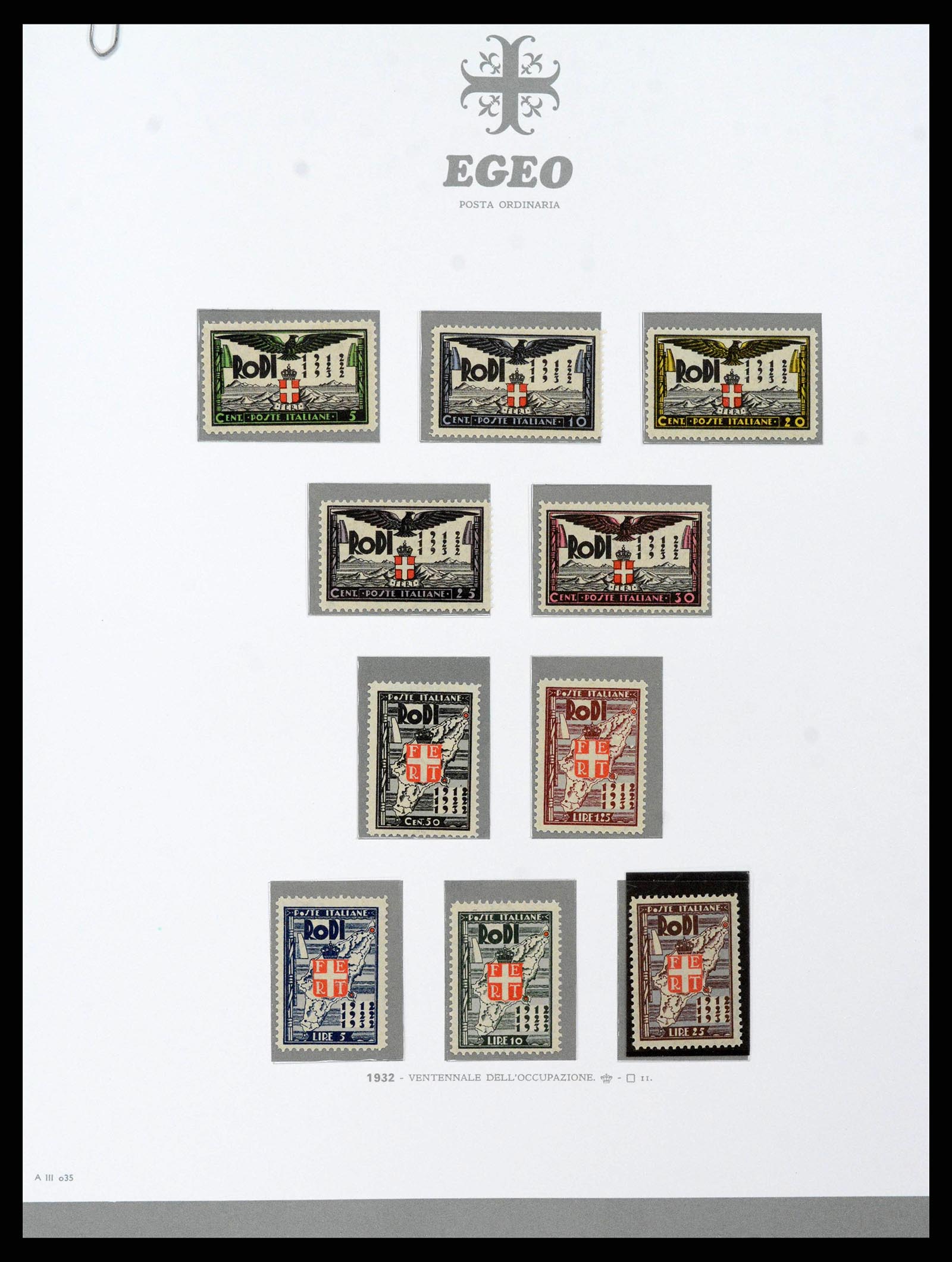 38920 0165 - Postzegelverzameling 38920 Italiaanse Koloniën topverzameling 1903-19
