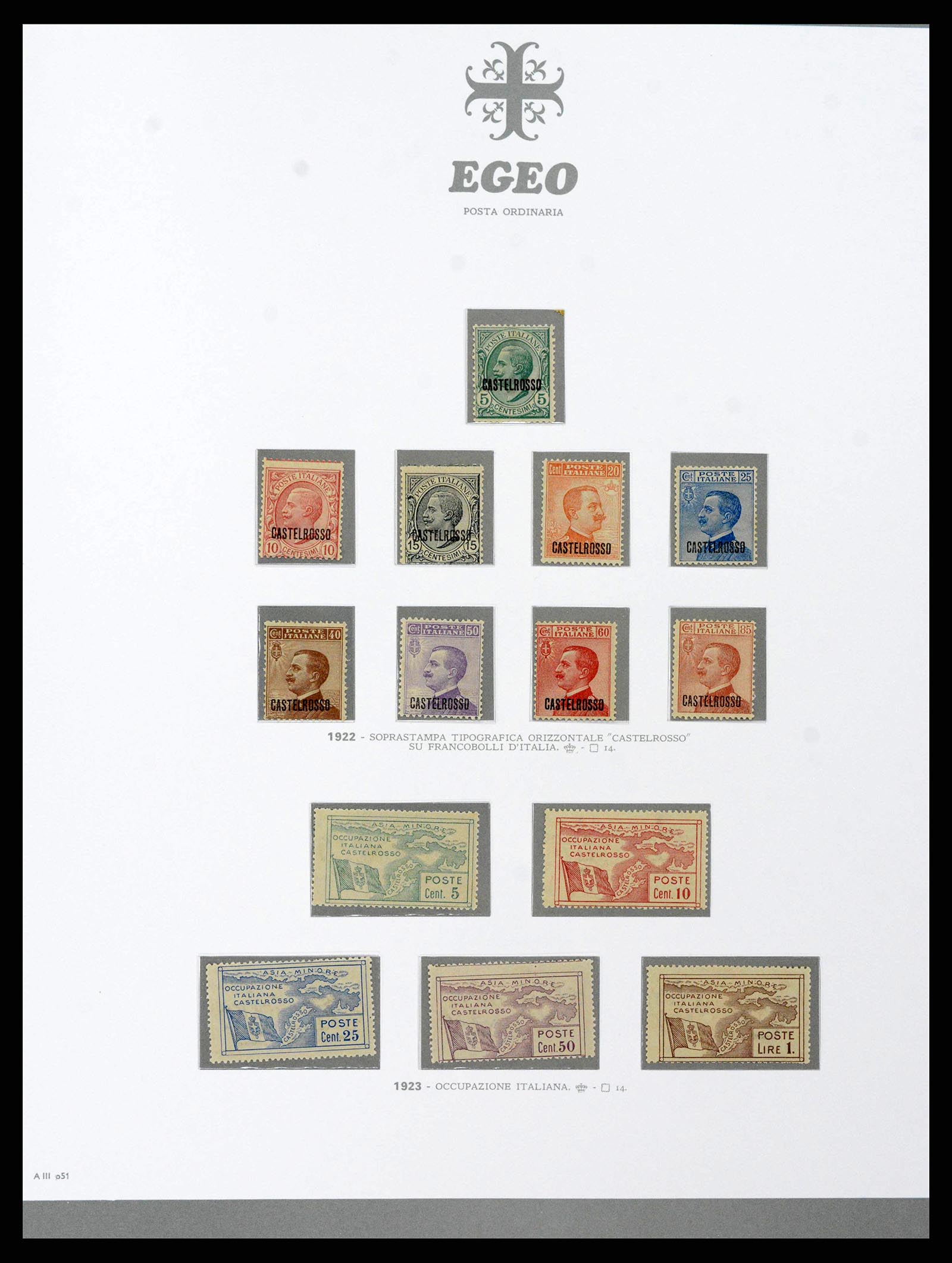 38920 0173 - Postzegelverzameling 38920 Italiaanse Koloniën topverzameling 1903-19