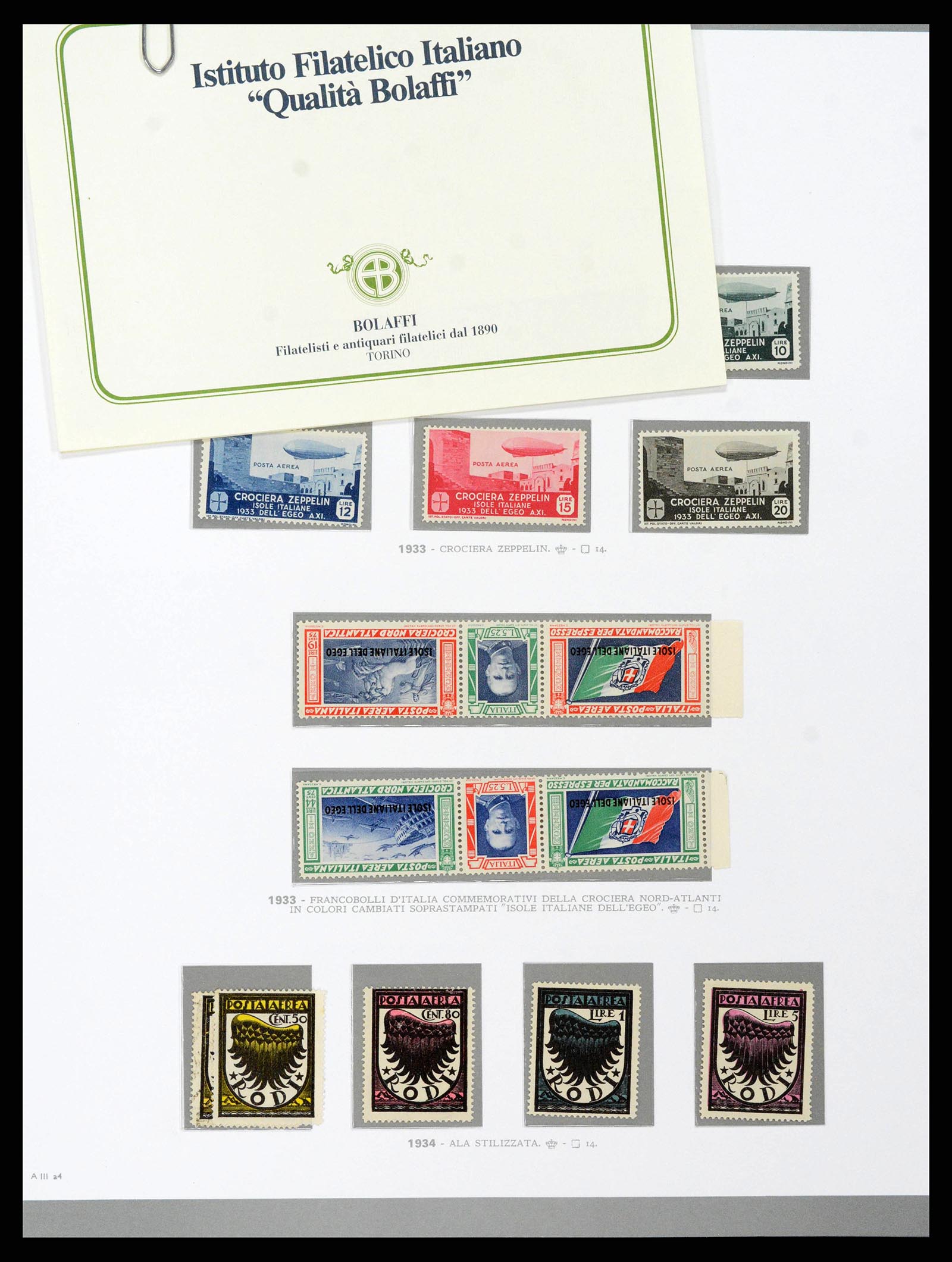 38920 0180 - Postzegelverzameling 38920 Italiaanse Koloniën topverzameling 1903-19