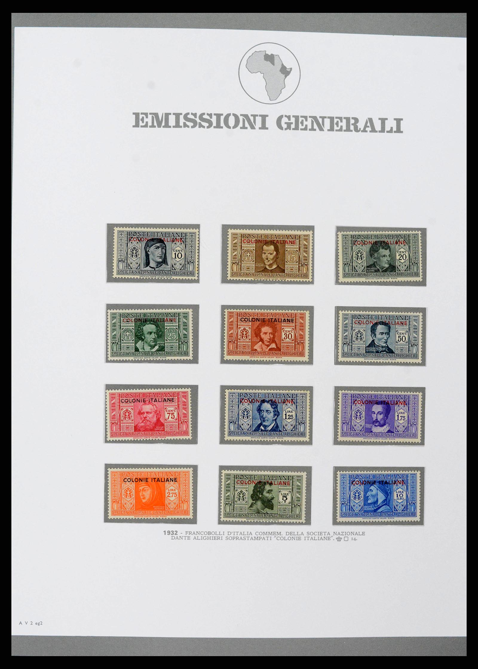 38920 0187 - Postzegelverzameling 38920 Italiaanse Koloniën topverzameling 1903-19
