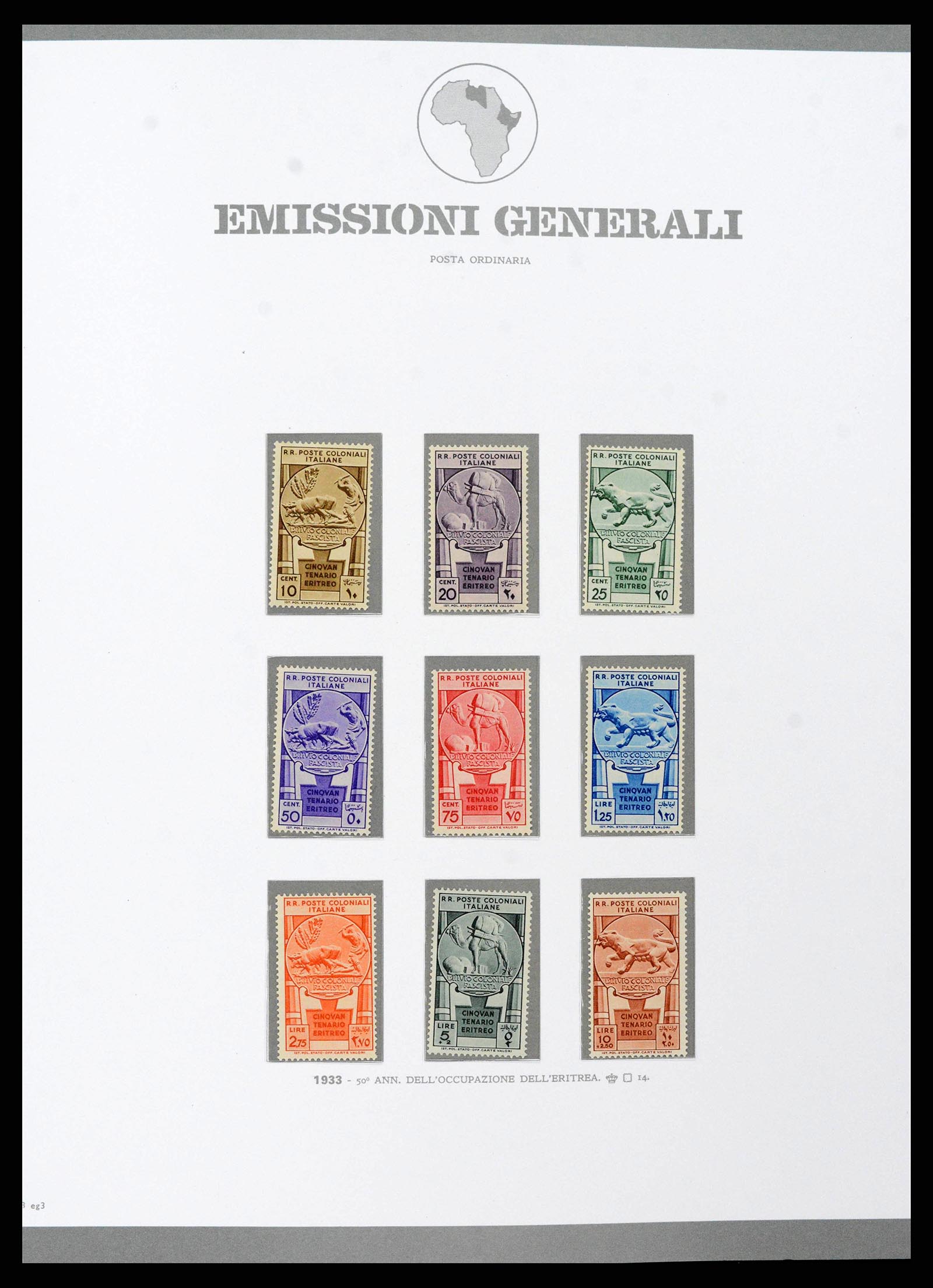 38920 0188 - Postzegelverzameling 38920 Italiaanse Koloniën topverzameling 1903-19