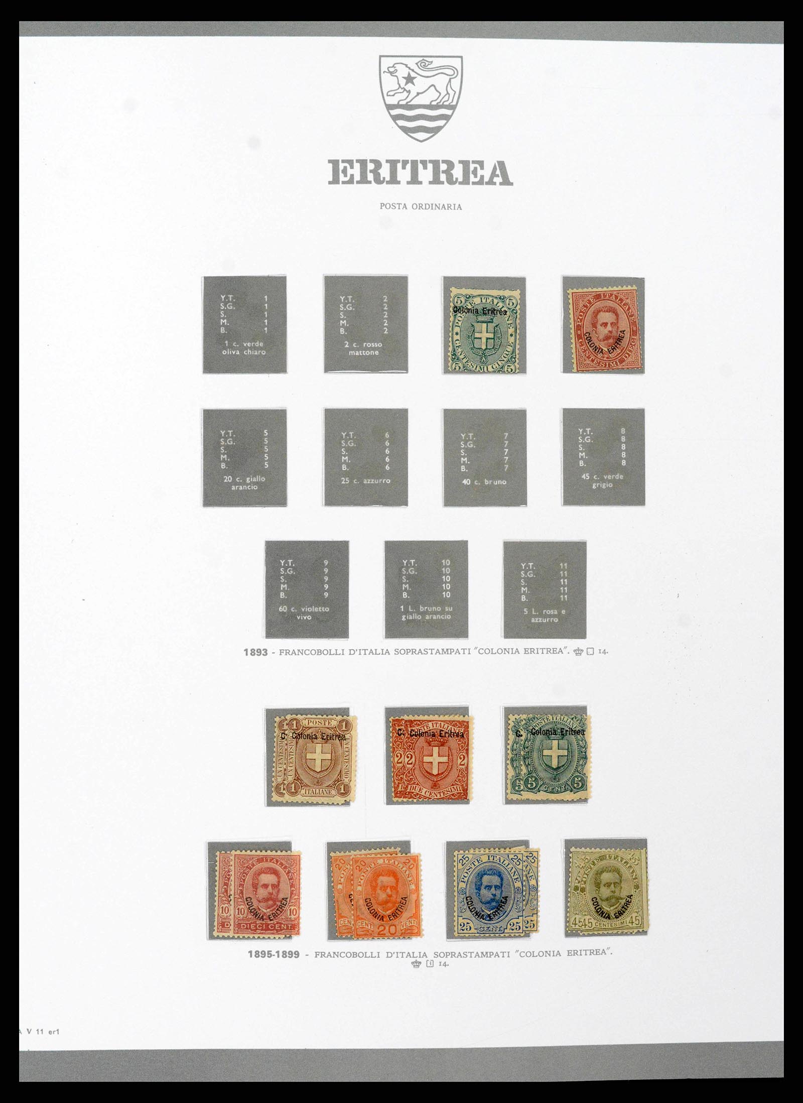 38920 0195 - Postzegelverzameling 38920 Italiaanse Koloniën topverzameling 1903-19
