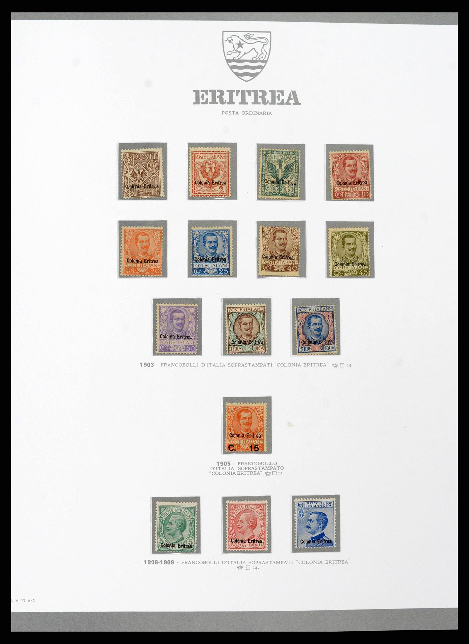 38920 0196 - Postzegelverzameling 38920 Italiaanse Koloniën topverzameling 1903-19