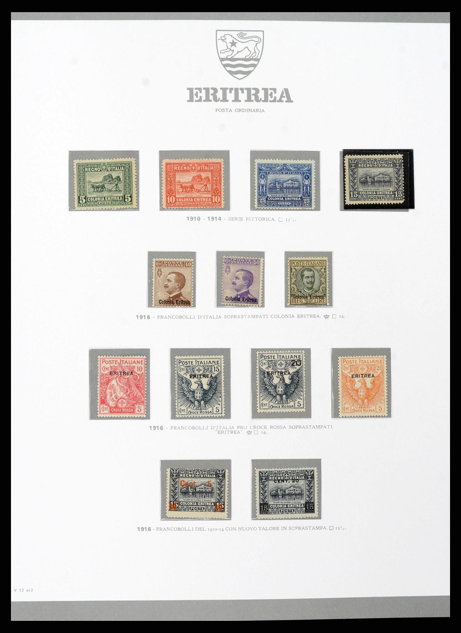 38920 0197 - Postzegelverzameling 38920 Italiaanse Koloniën topverzameling 1903-19