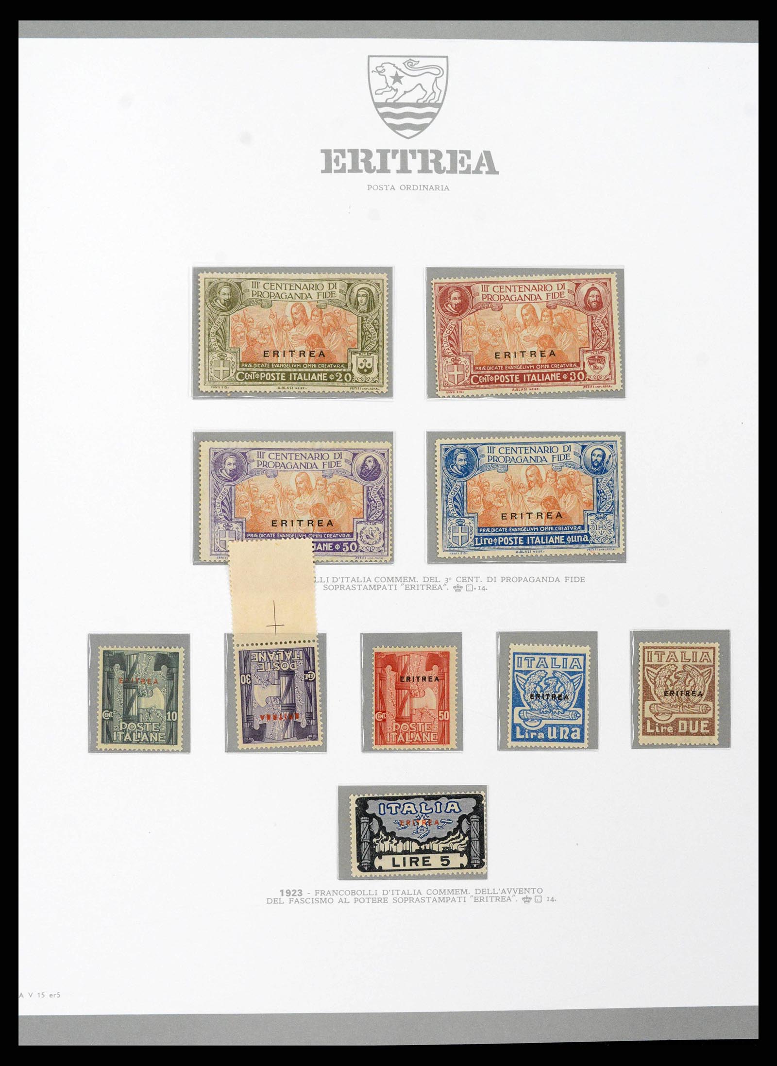 38920 0199 - Postzegelverzameling 38920 Italiaanse Koloniën topverzameling 1903-19