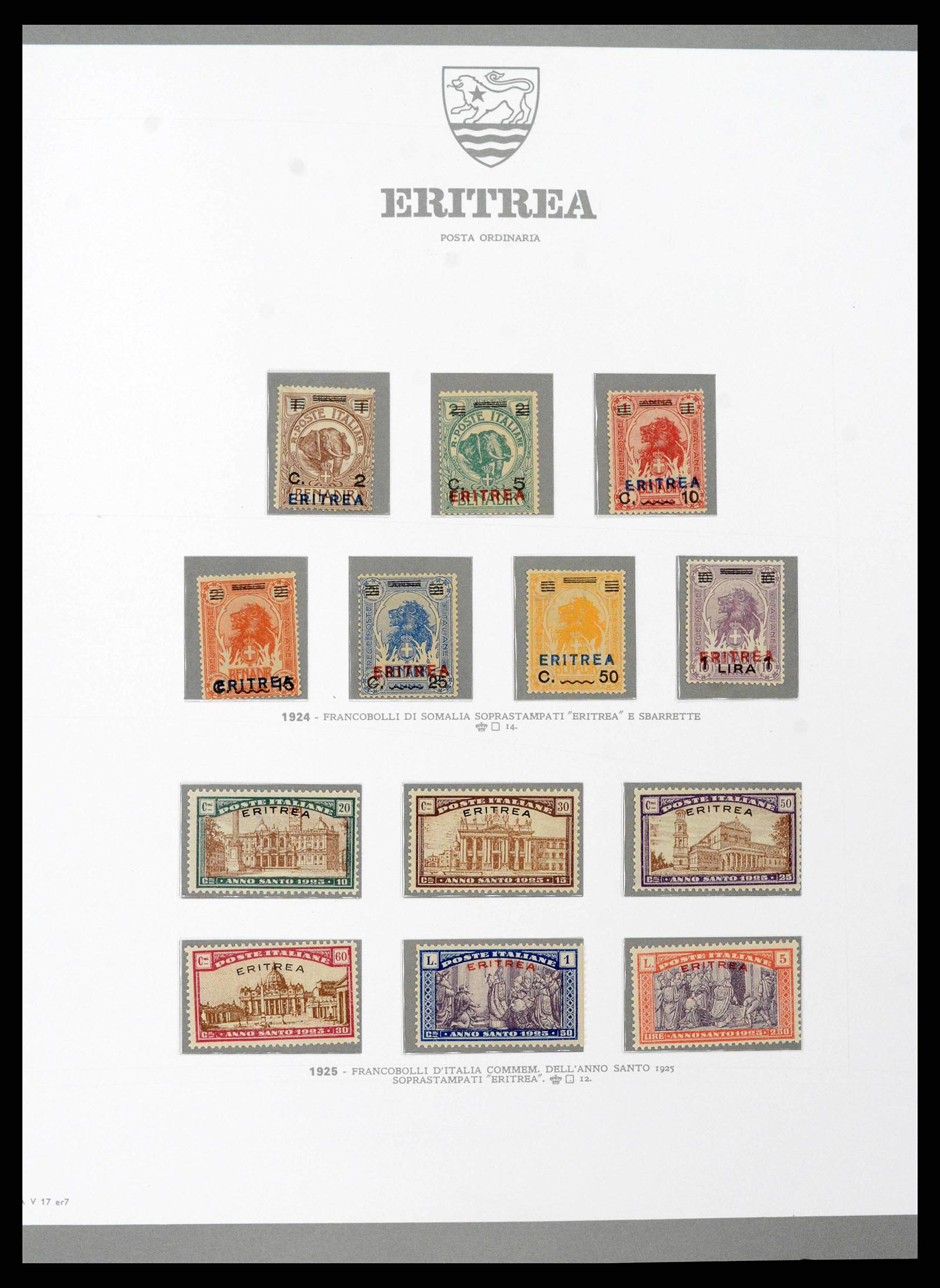 38920 0201 - Postzegelverzameling 38920 Italiaanse Koloniën topverzameling 1903-19