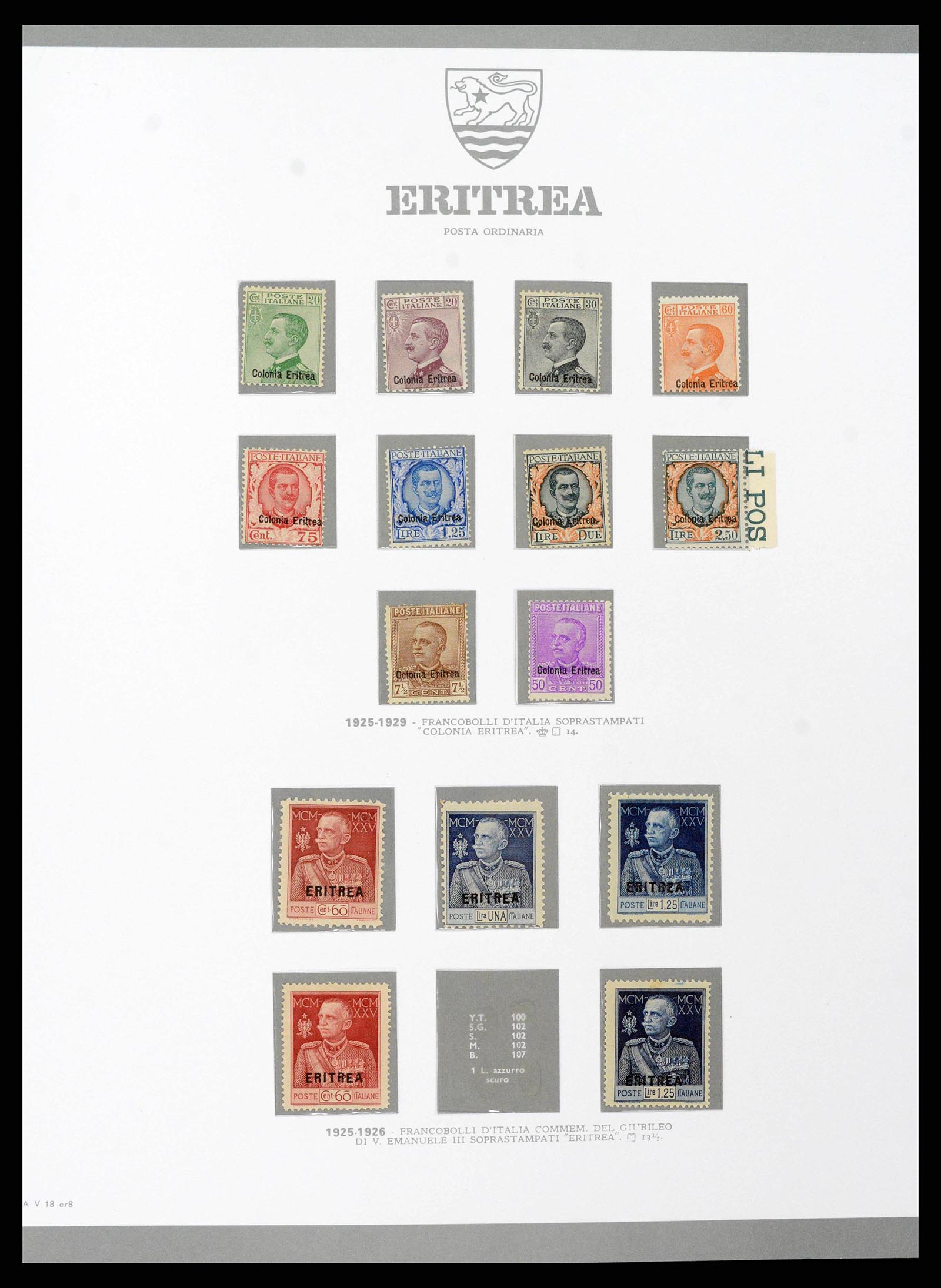 38920 0202 - Postzegelverzameling 38920 Italiaanse Koloniën topverzameling 1903-19