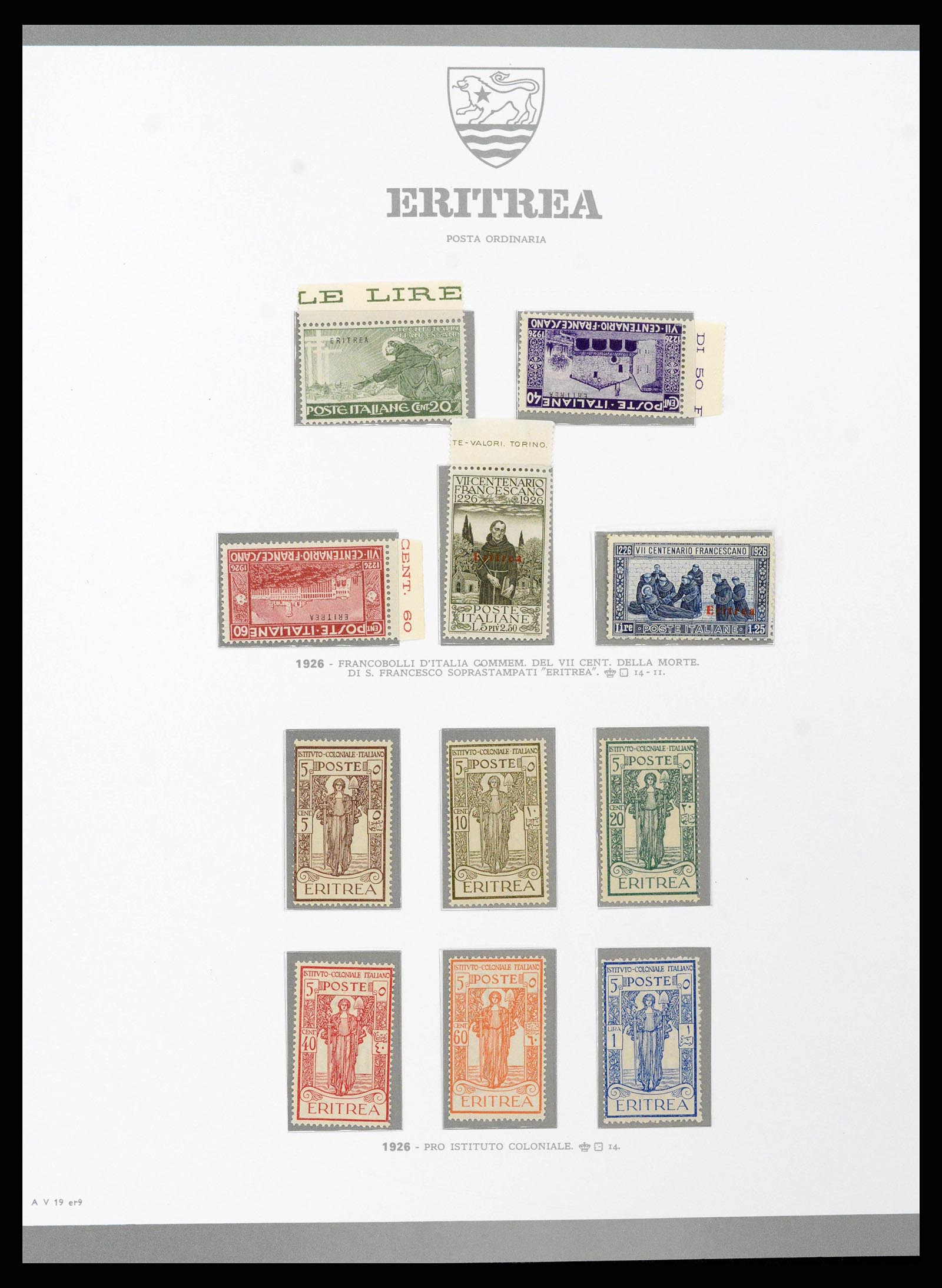 38920 0203 - Postzegelverzameling 38920 Italiaanse Koloniën topverzameling 1903-19