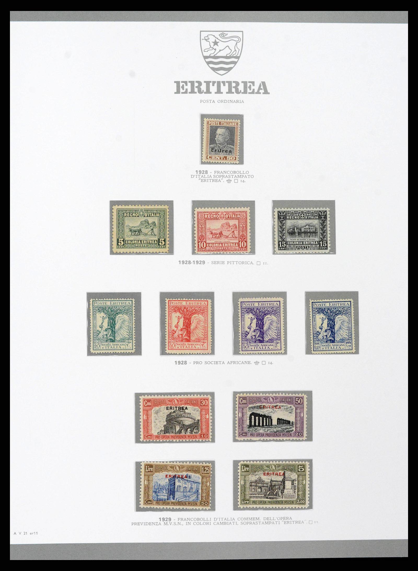 38920 0205 - Postzegelverzameling 38920 Italiaanse Koloniën topverzameling 1903-19