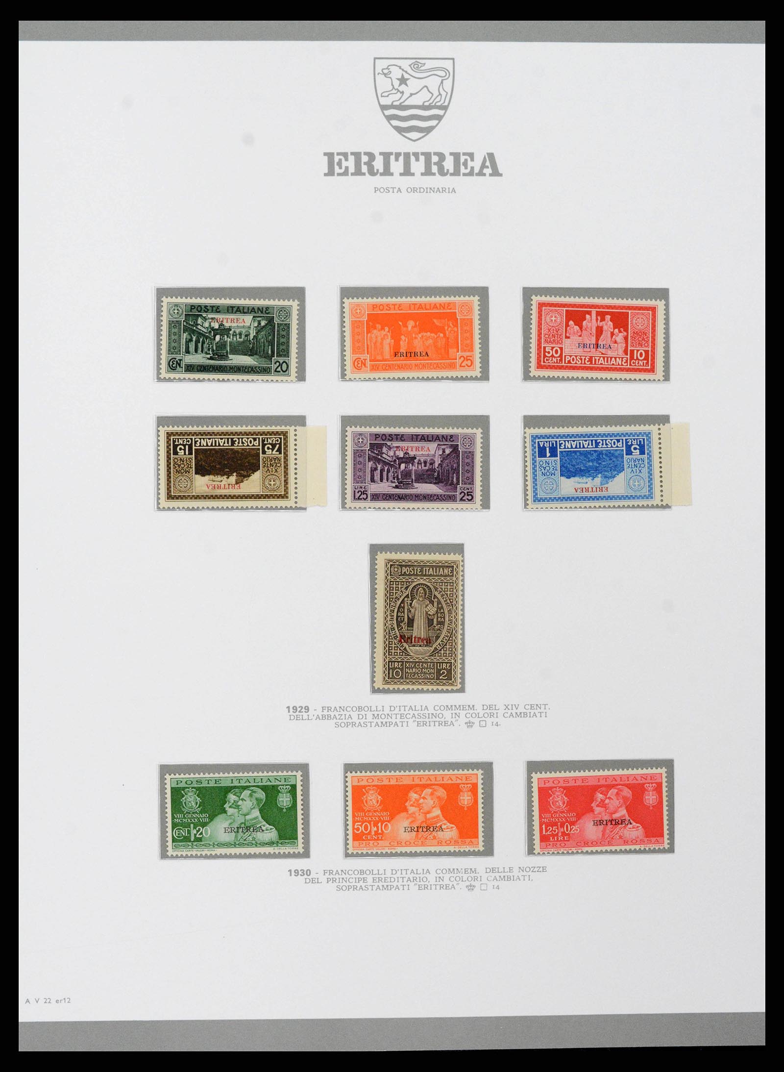 38920 0206 - Postzegelverzameling 38920 Italiaanse Koloniën topverzameling 1903-19