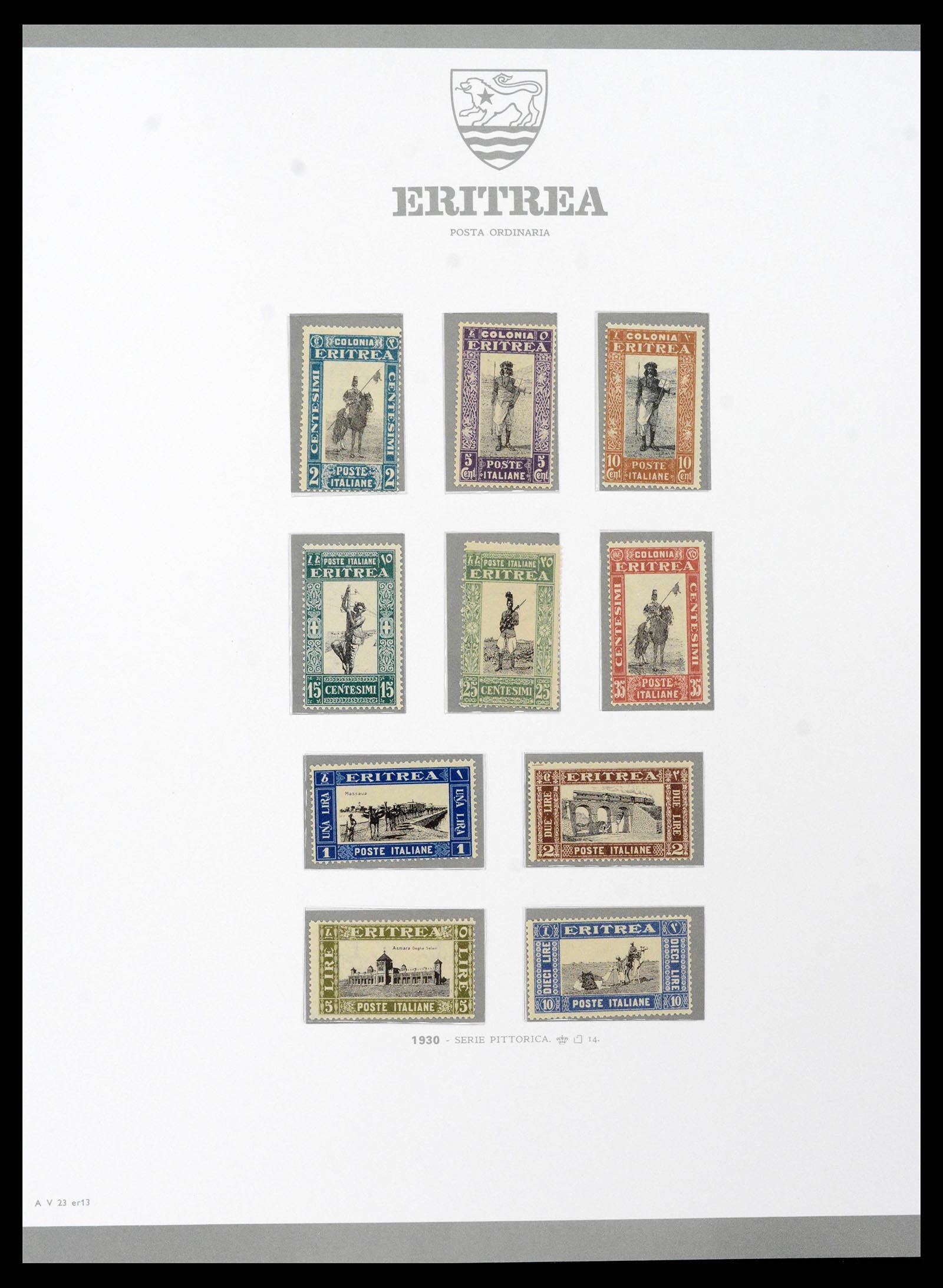 38920 0207 - Postzegelverzameling 38920 Italiaanse Koloniën topverzameling 1903-19
