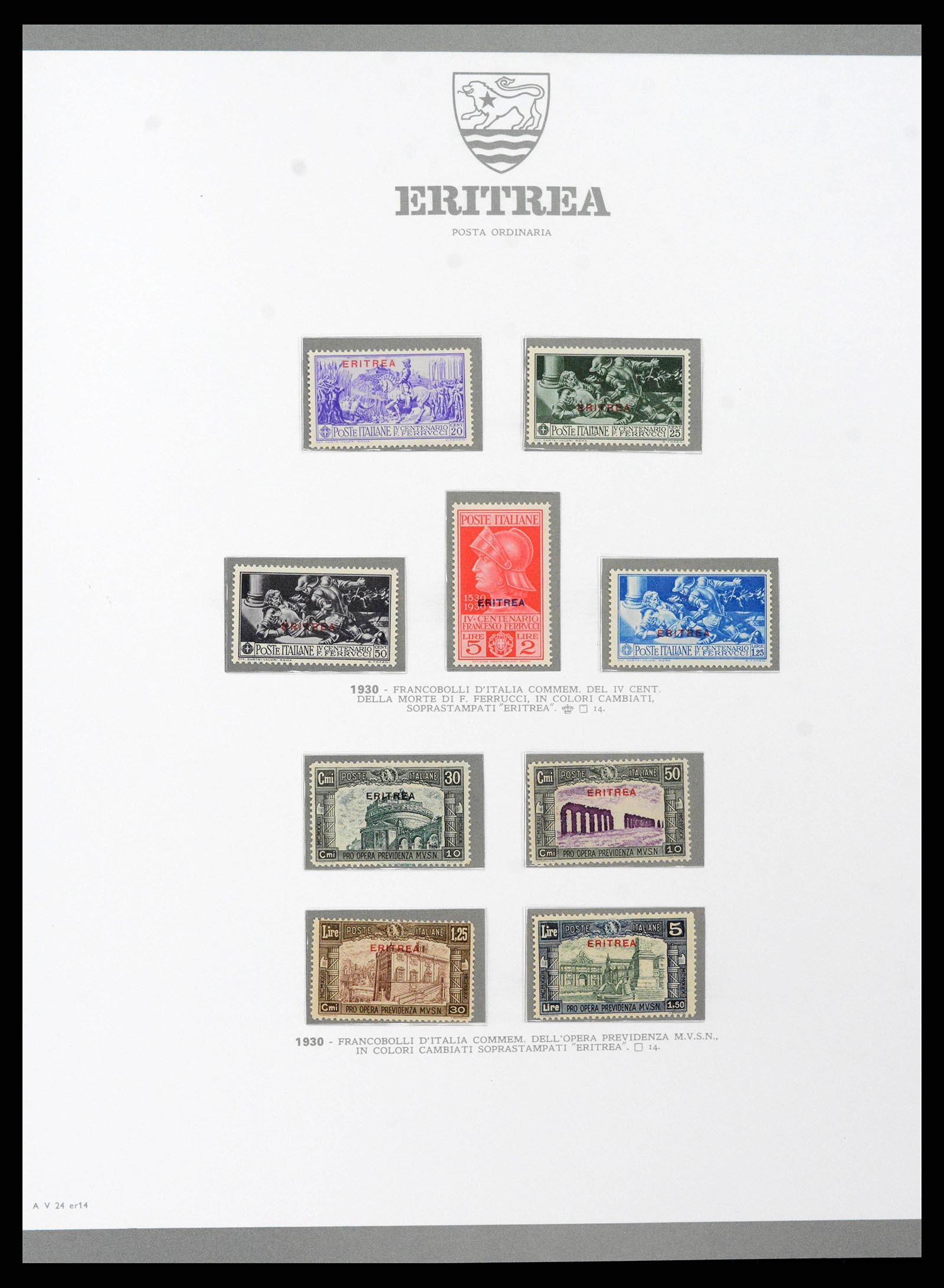 38920 0208 - Postzegelverzameling 38920 Italiaanse Koloniën topverzameling 1903-19