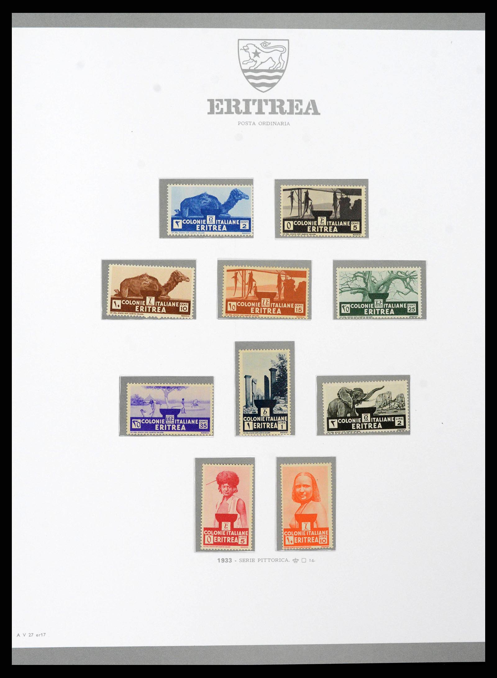 38920 0210 - Postzegelverzameling 38920 Italiaanse Koloniën topverzameling 1903-19