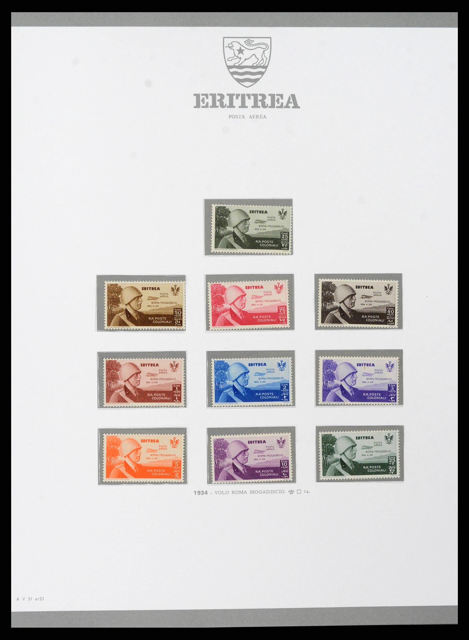 38920 0214 - Postzegelverzameling 38920 Italiaanse Koloniën topverzameling 1903-19