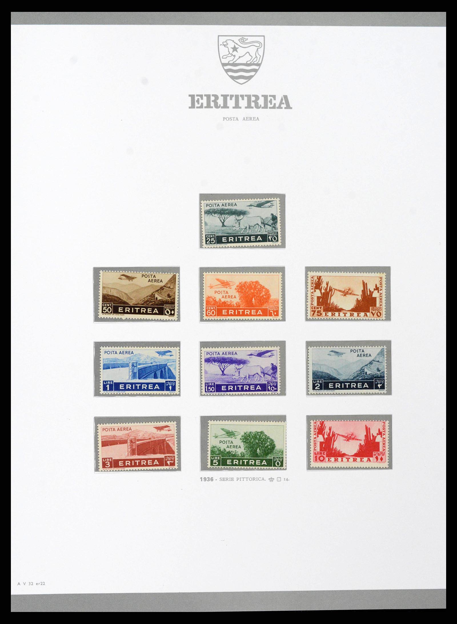 38920 0215 - Postzegelverzameling 38920 Italiaanse Koloniën topverzameling 1903-19