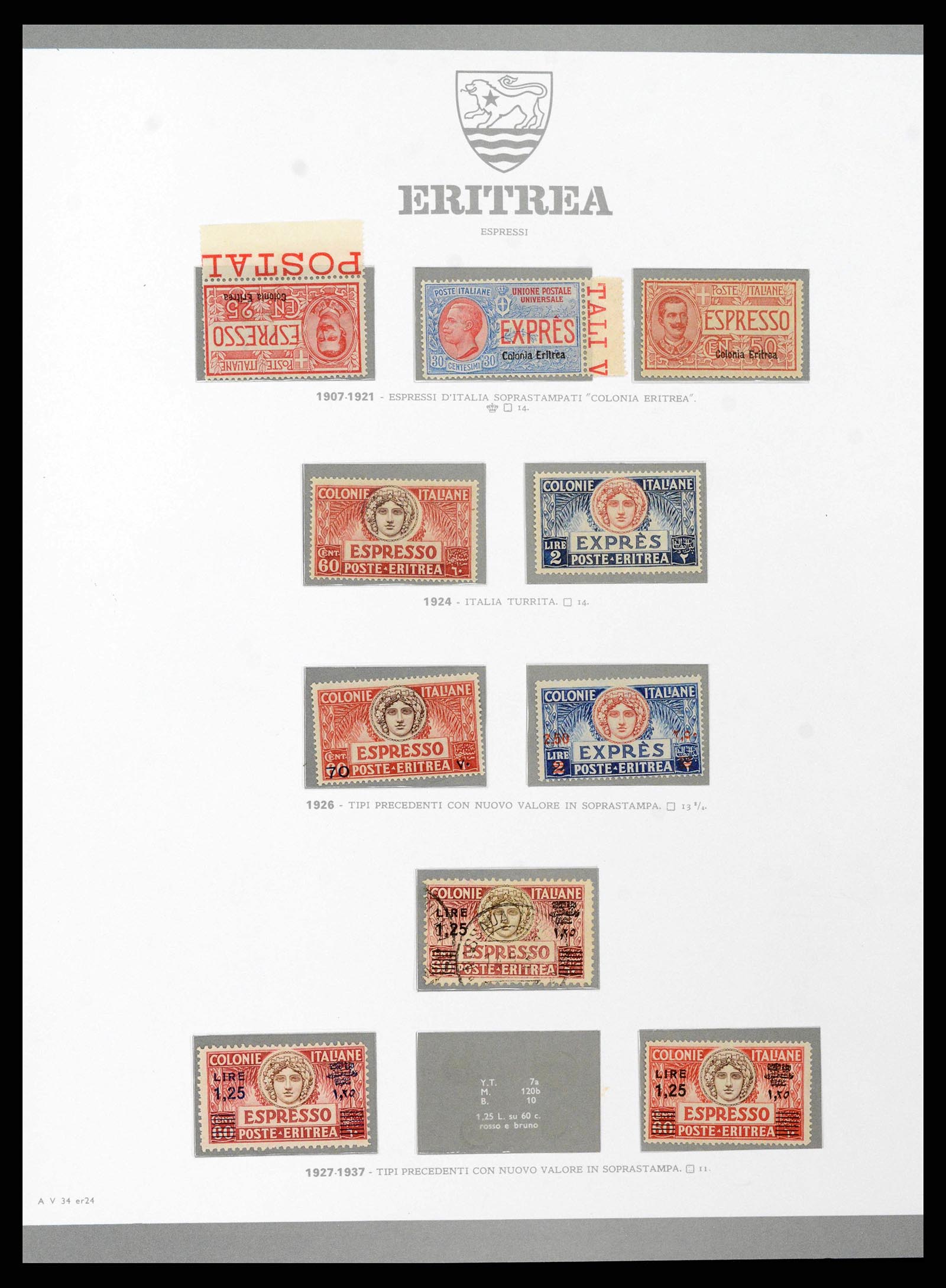 38920 0216 - Postzegelverzameling 38920 Italiaanse Koloniën topverzameling 1903-19