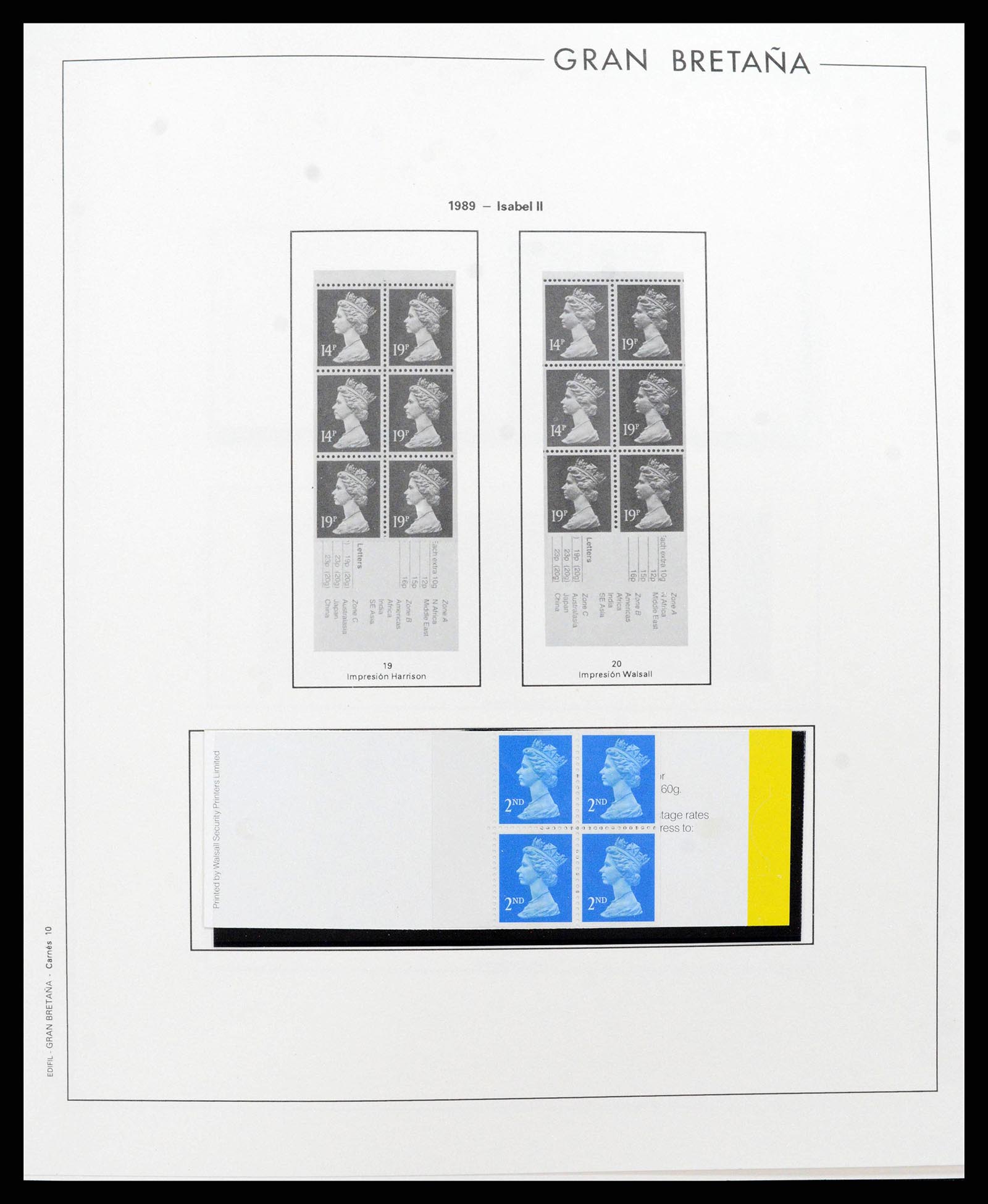 38924 0228 - Postzegelverzameling 38924 Engeland 1840-2000.