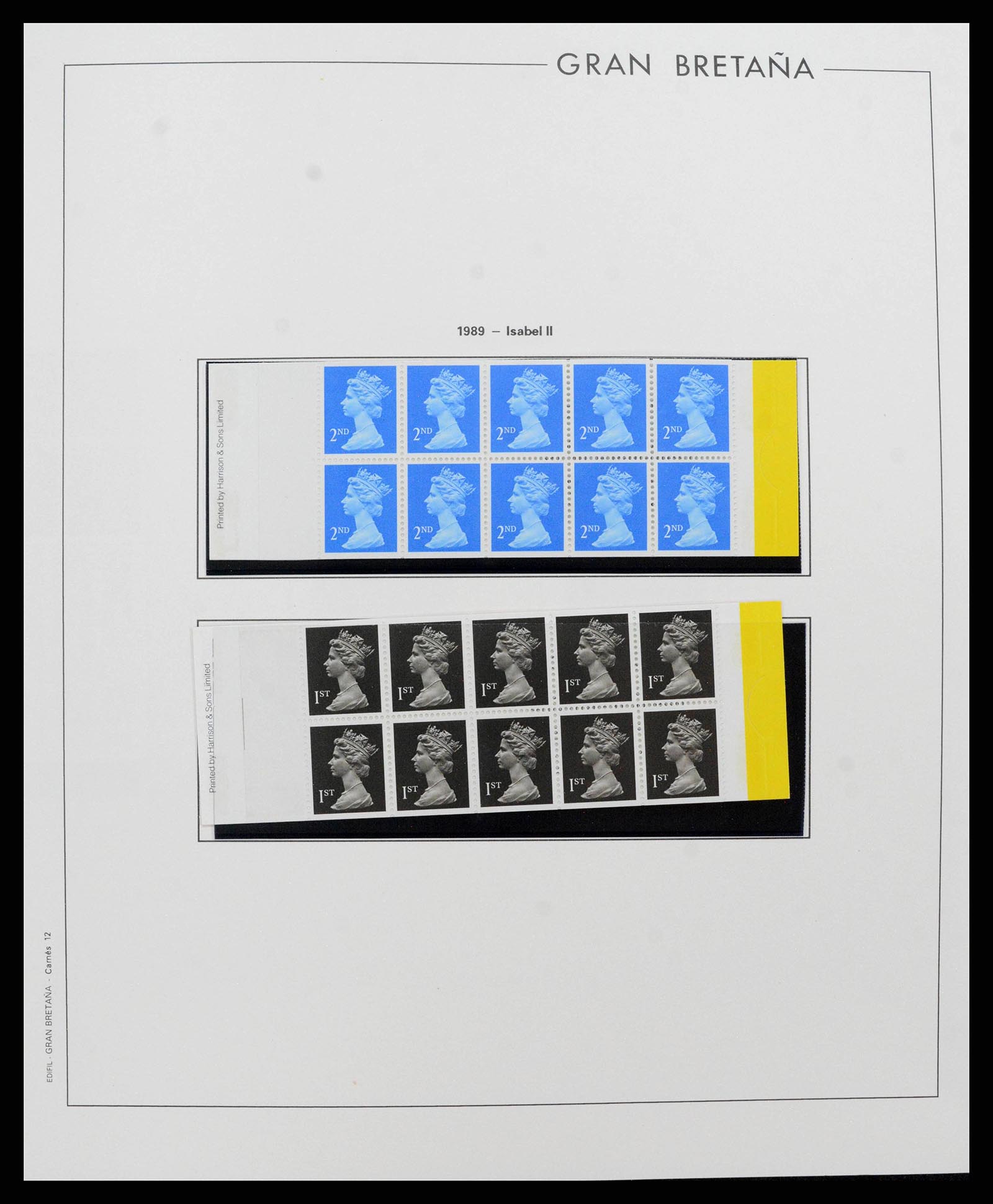 38924 0230 - Postzegelverzameling 38924 Engeland 1840-2000.