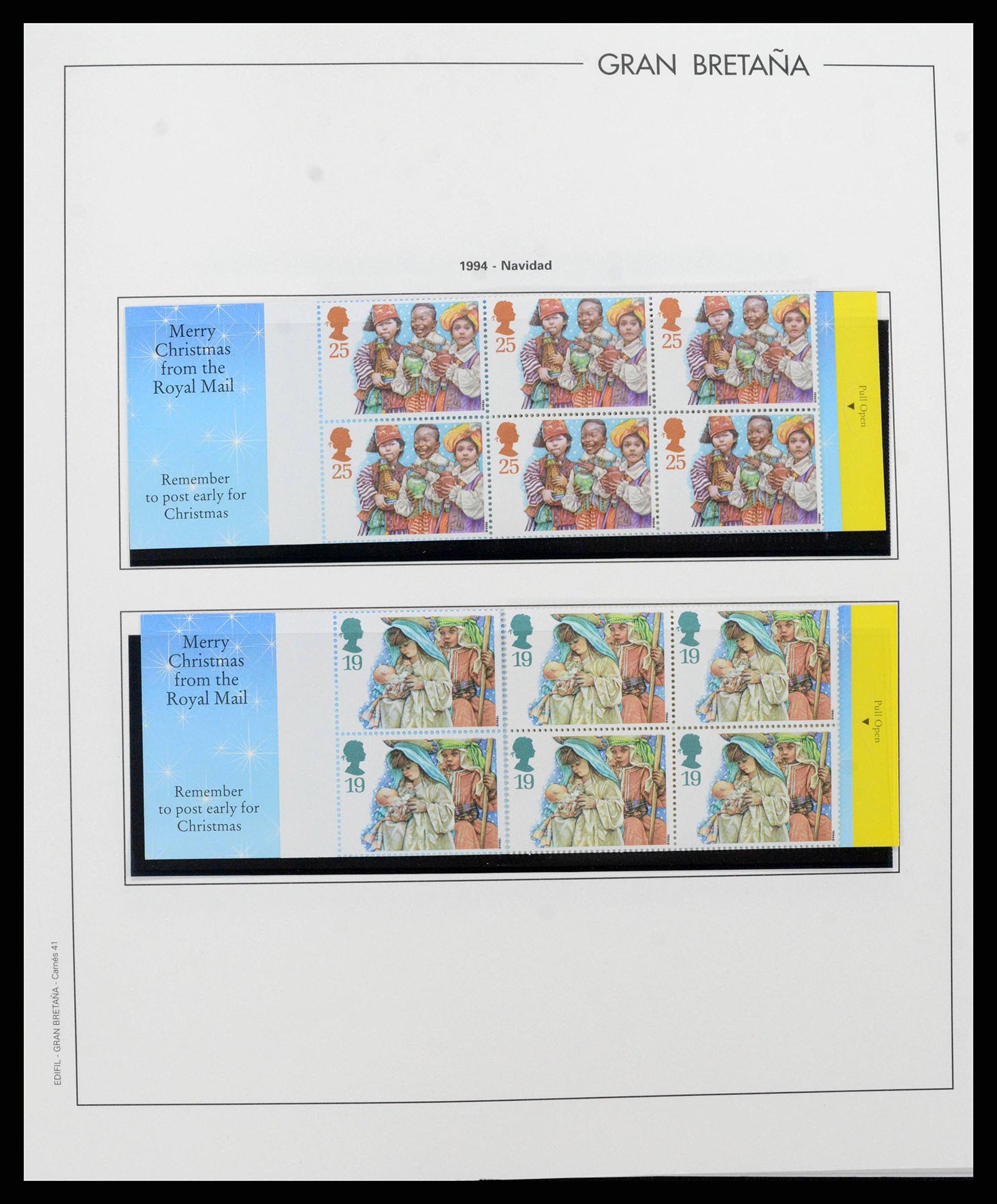 38924 0234 - Postzegelverzameling 38924 Engeland 1840-2000.