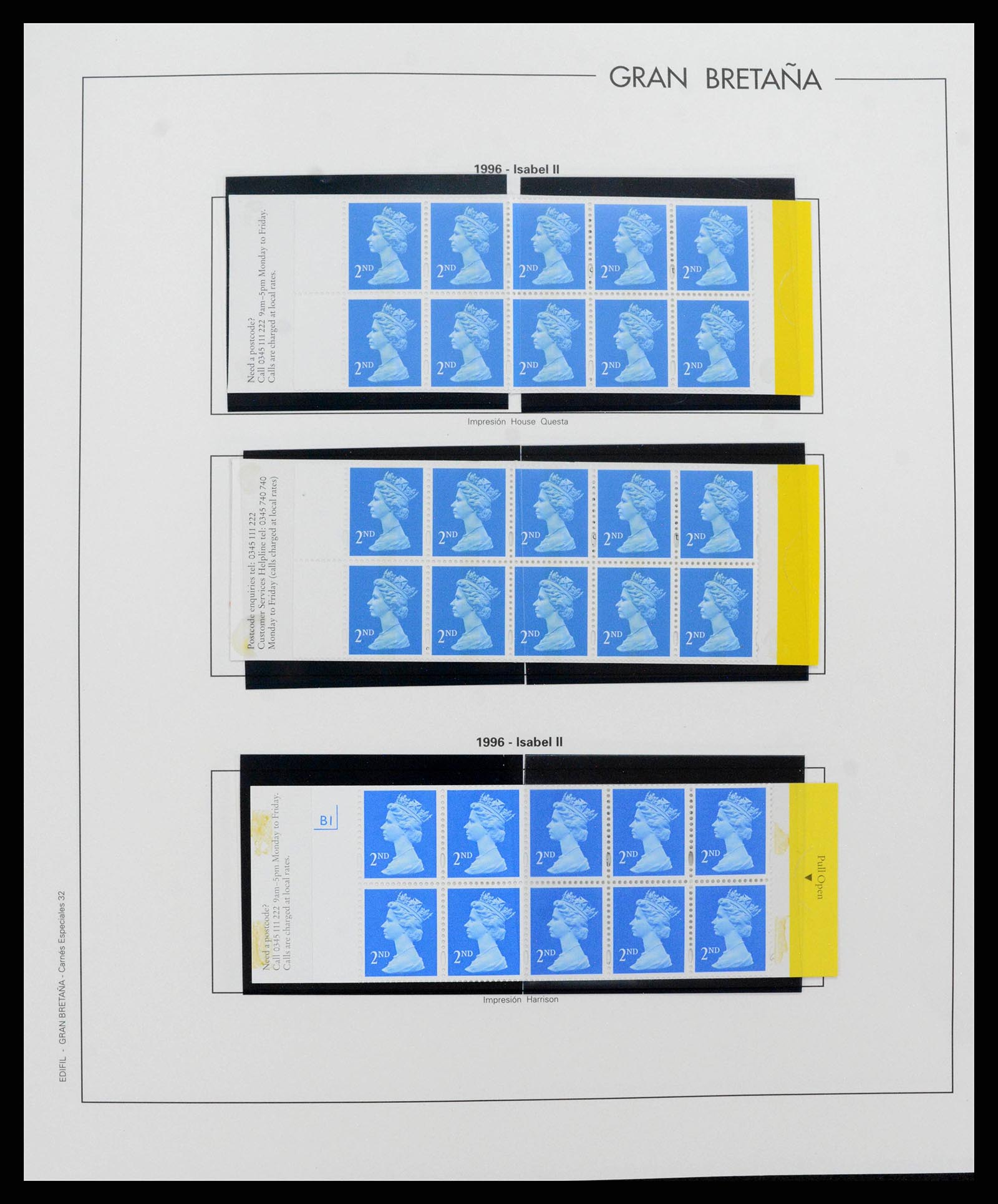 38924 0239 - Postzegelverzameling 38924 Engeland 1840-2000.